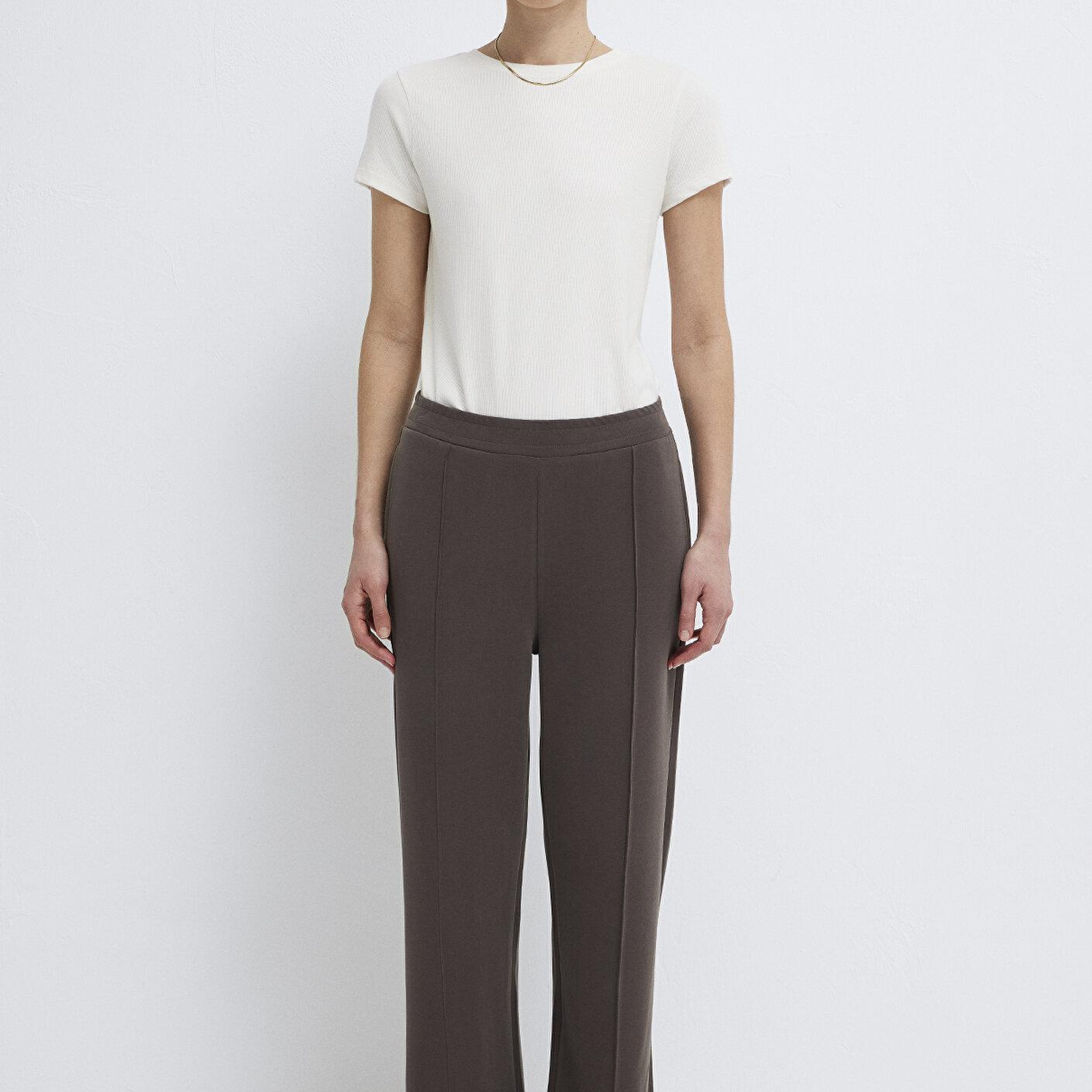 Mavi Sporty Lux Kahverengi (TENCEL™) Modal Karışımlı Eşofman Altı 1010634-71603