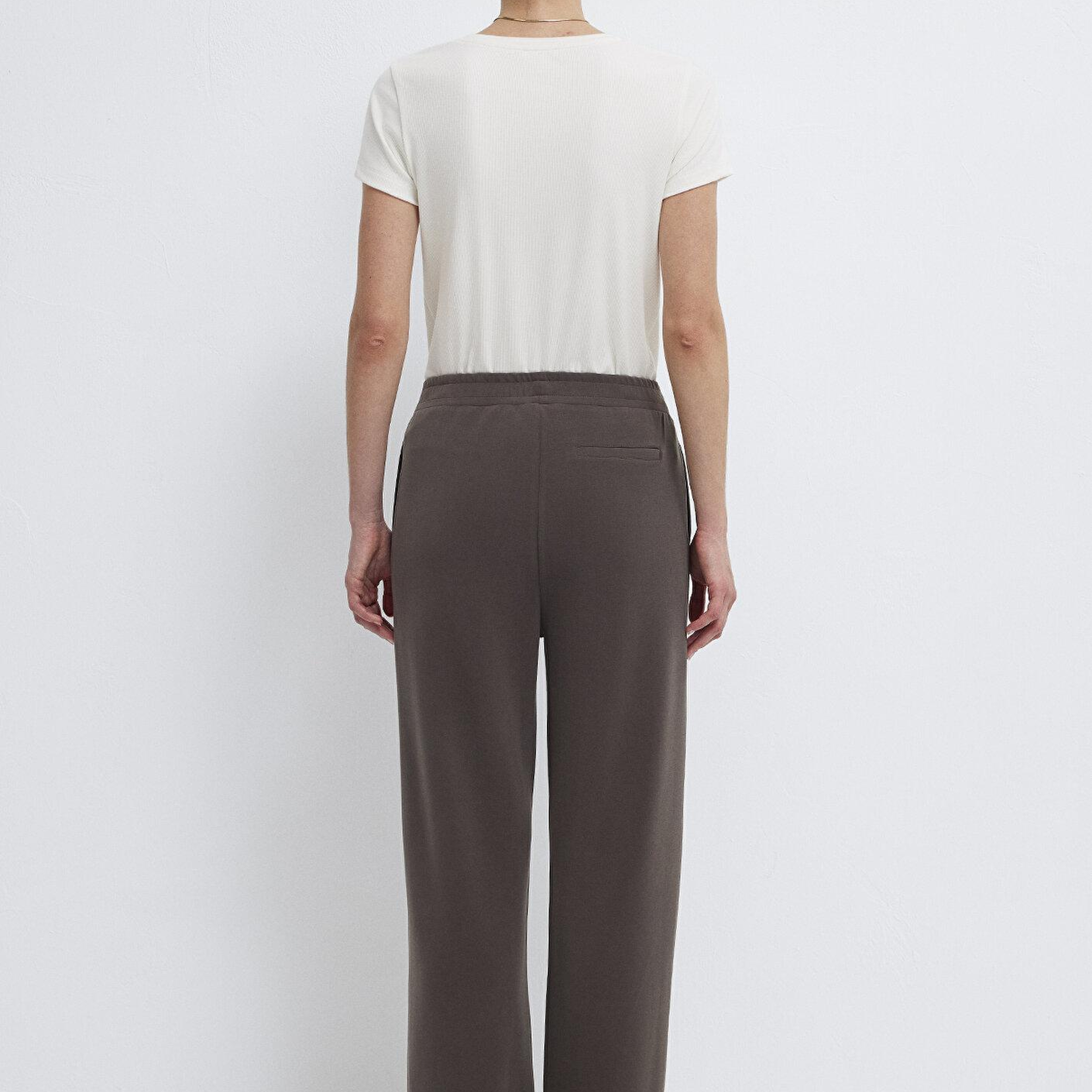 Mavi Sporty Lux Kahverengi (TENCEL™) Modal Karışımlı Eşofman Altı 1010634-71603