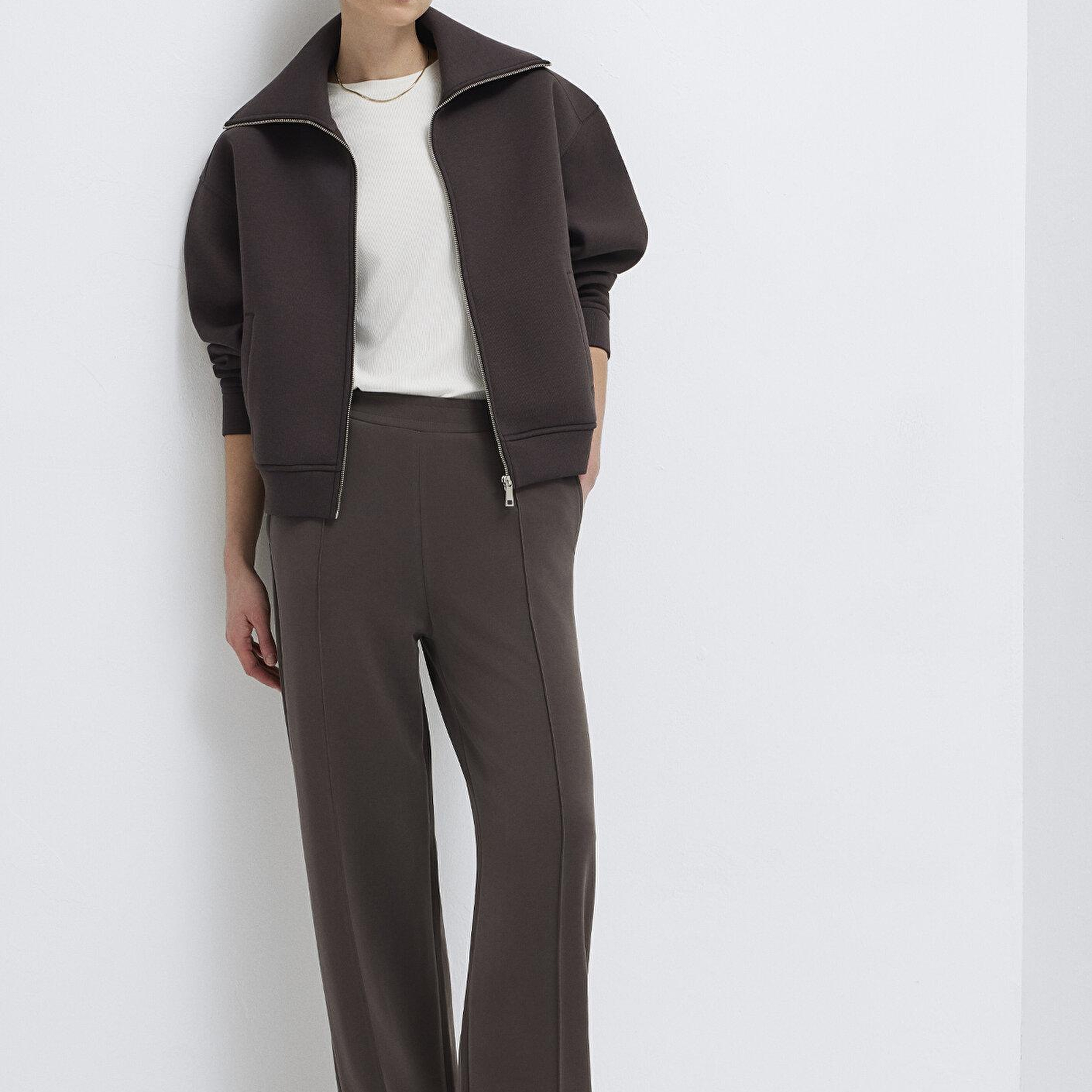 Mavi Sporty Lux Kahverengi (TENCEL™) Modal Karışımlı Eşofman Altı 1010634-71603