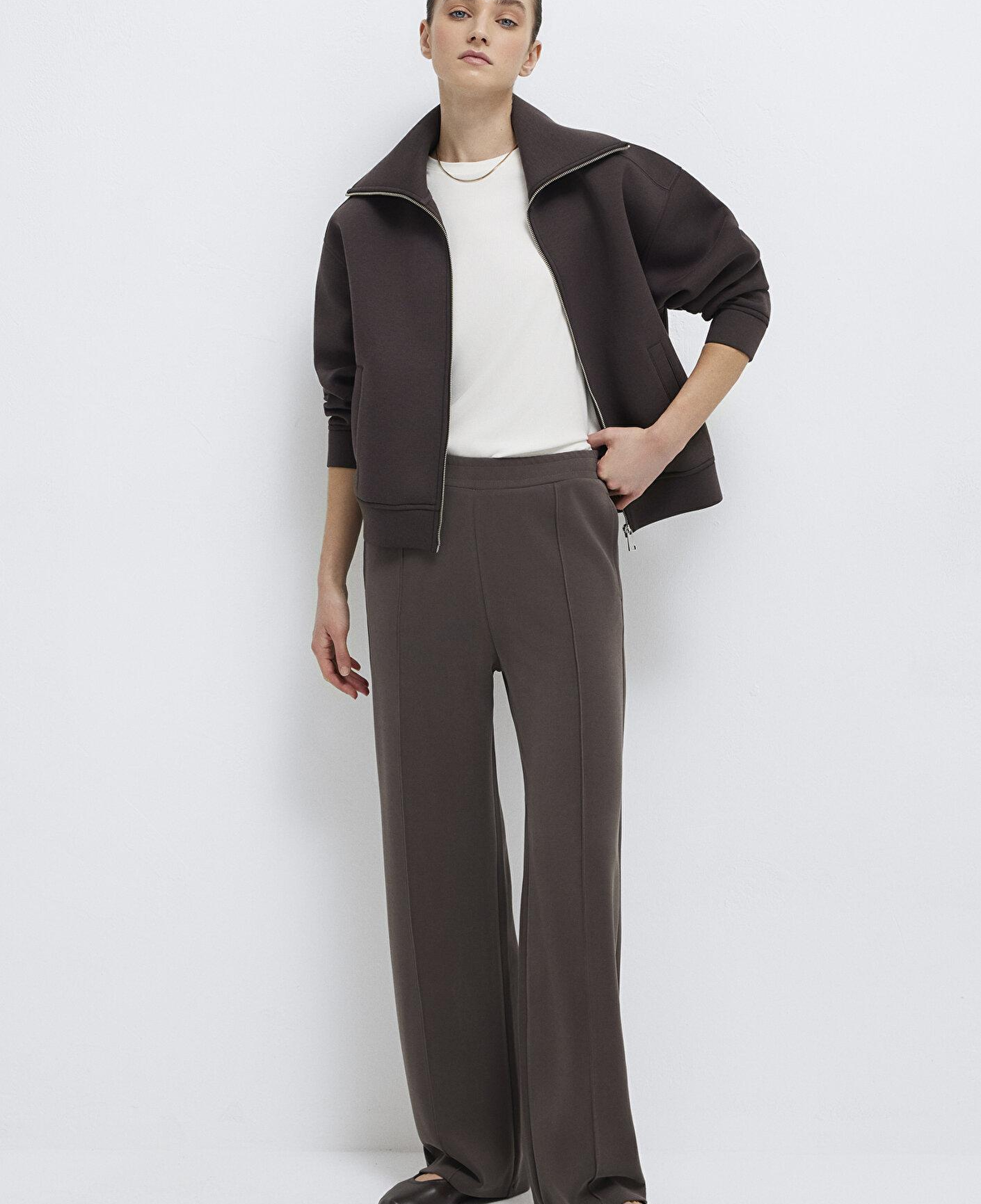 Mavi Sporty Lux Kahverengi (TENCEL™) Modal Karışımlı Eşofman Altı 1010634-71603