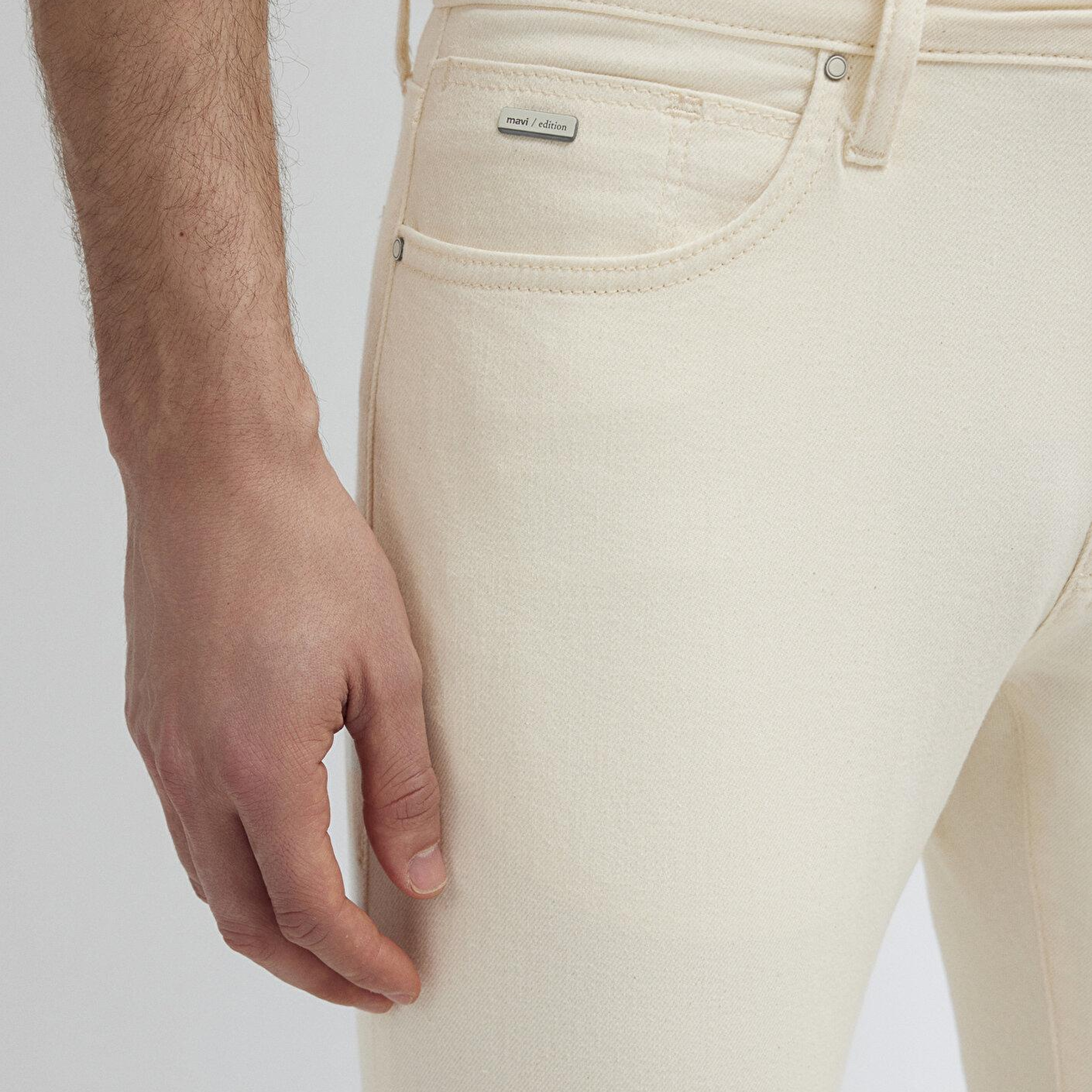 Mavi Marcus Mavi Edition Ekru Jean Pantolon 00351A3275