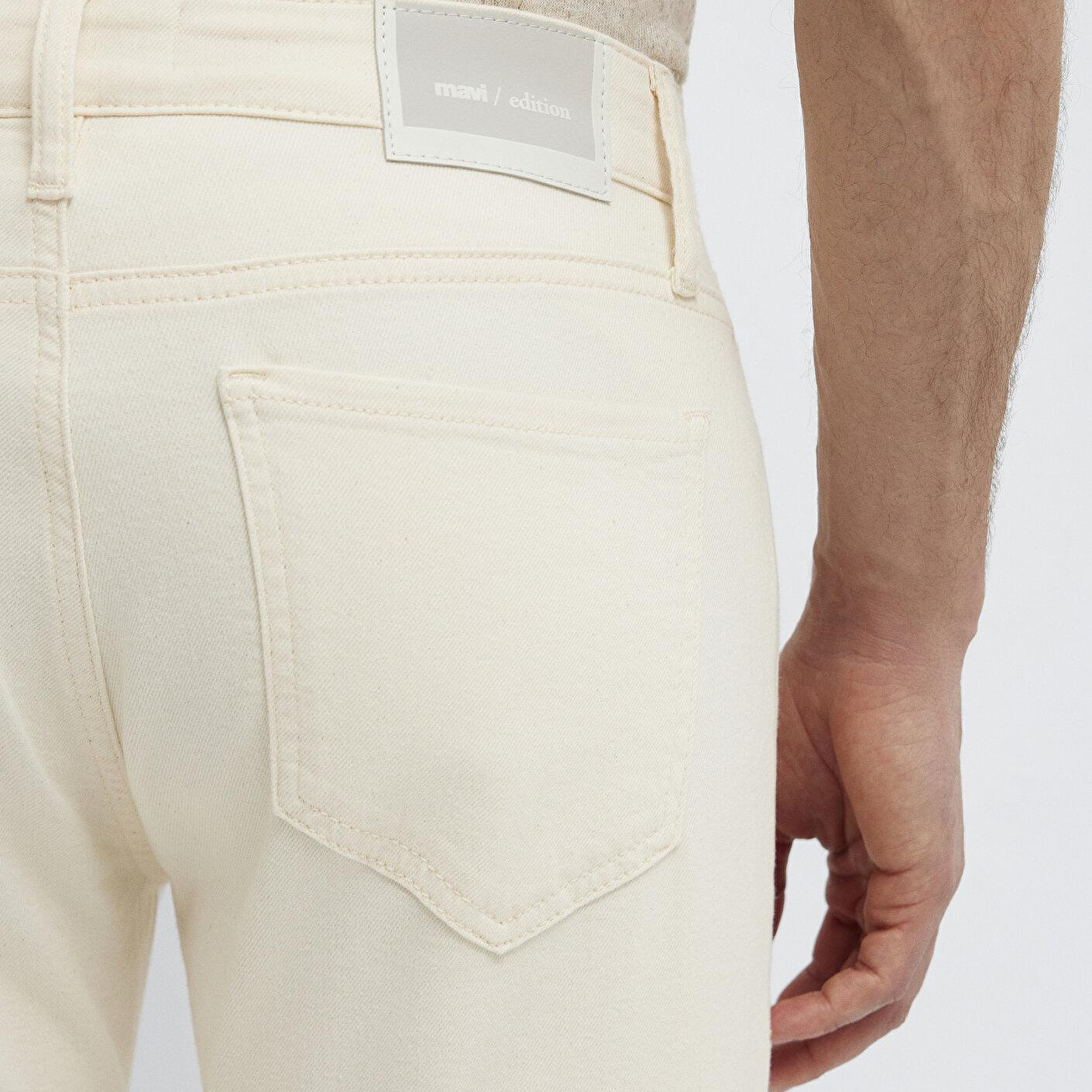 Mavi Marcus Mavi Edition Ekru Jean Pantolon 00351A3275
