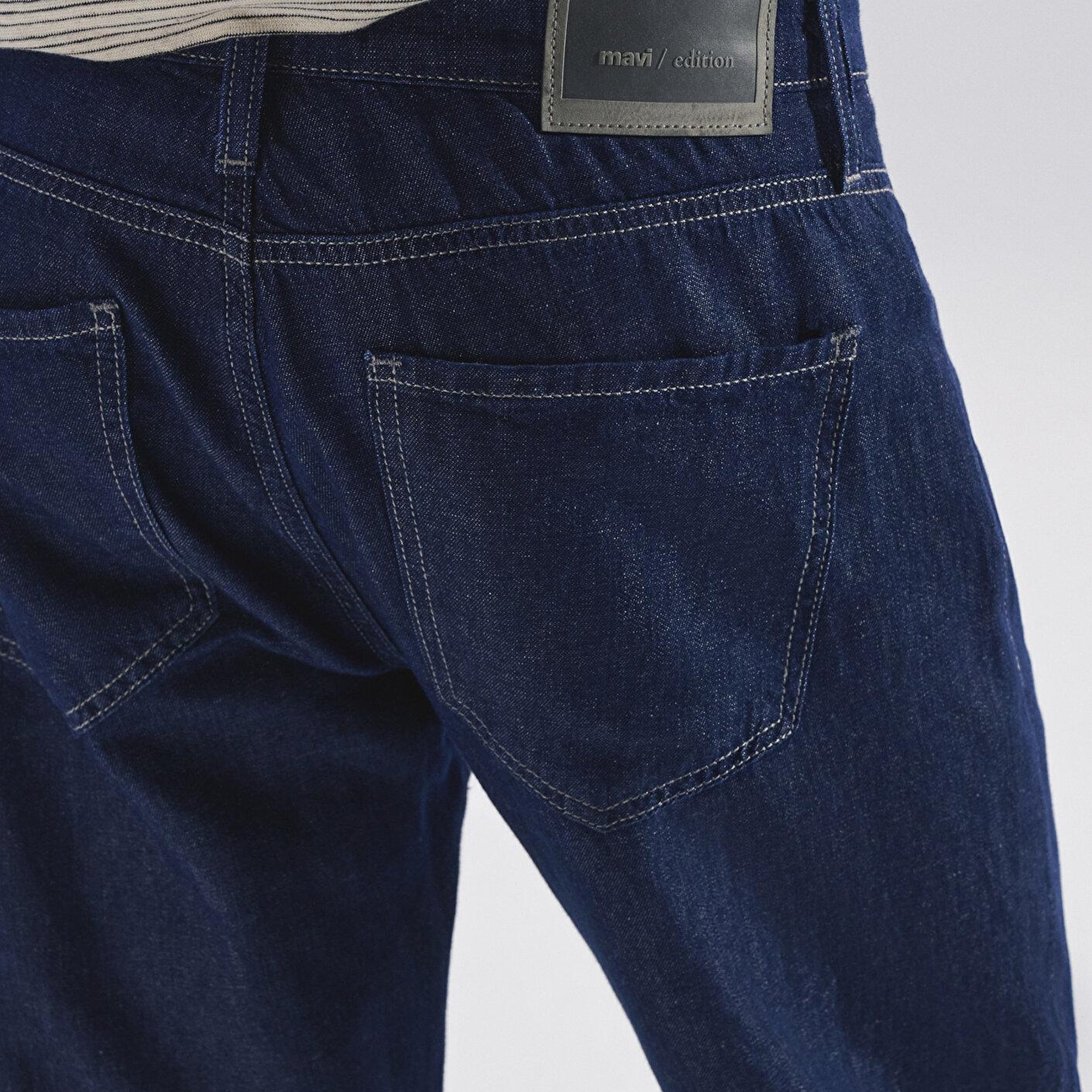 Mavi Lisbon Mavi Edition Rinse Keten Karışımlı Jean Pantolon 0010039-A3298