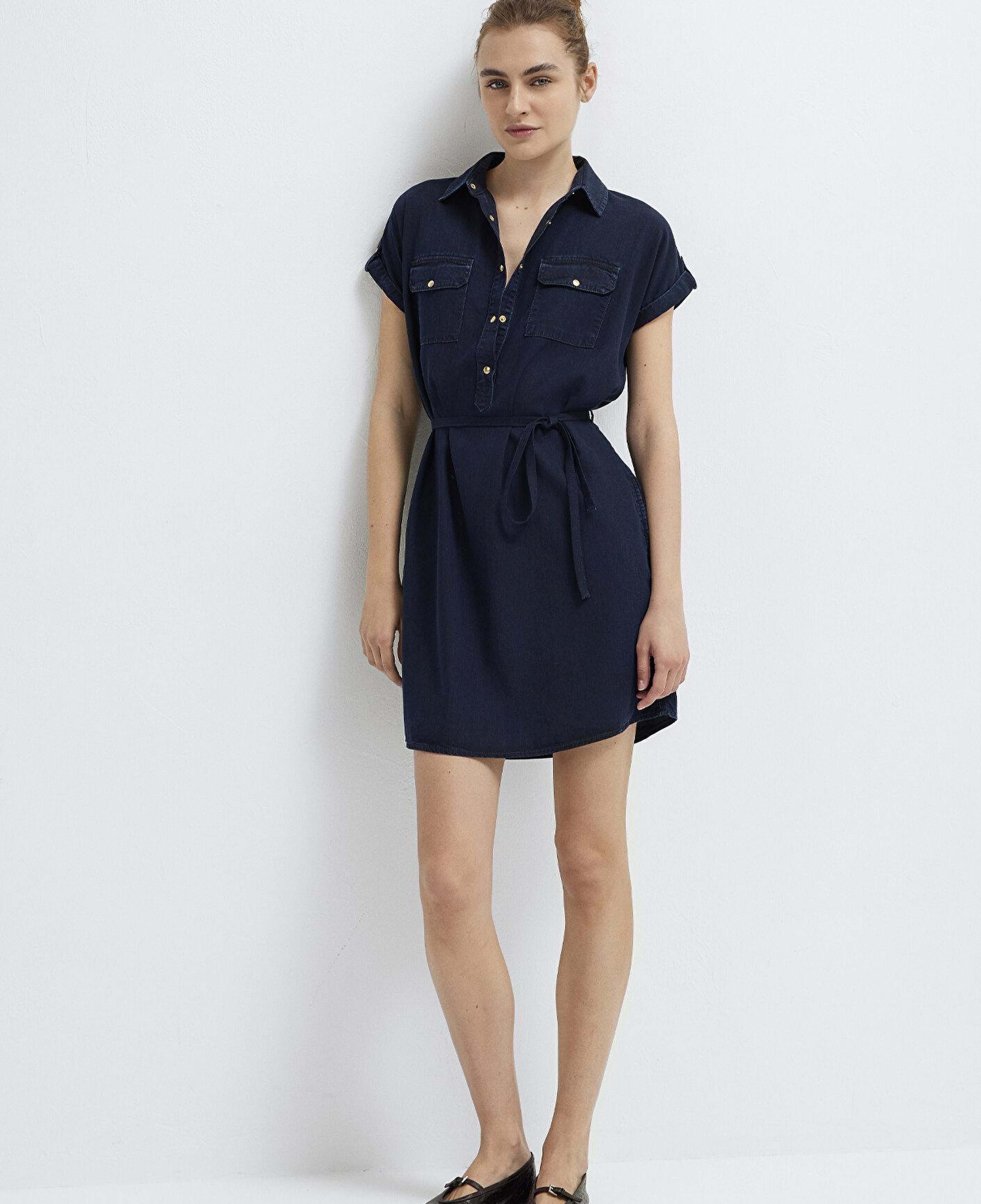 Mavi Barbara Gold Klasik Rinse Jean Elbise 130548-A3894
