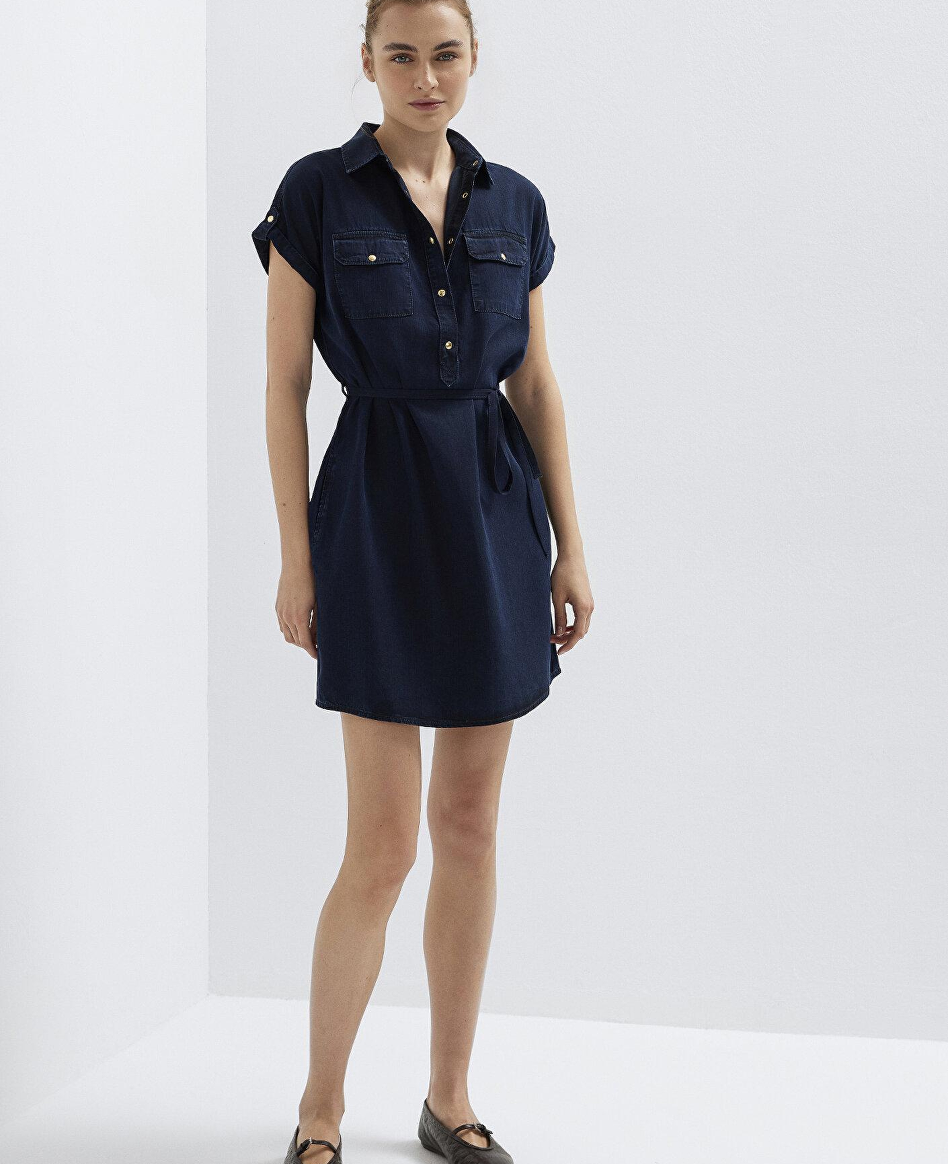 Mavi Barbara Gold Klasik Rinse Jean Elbise 130548-A3894