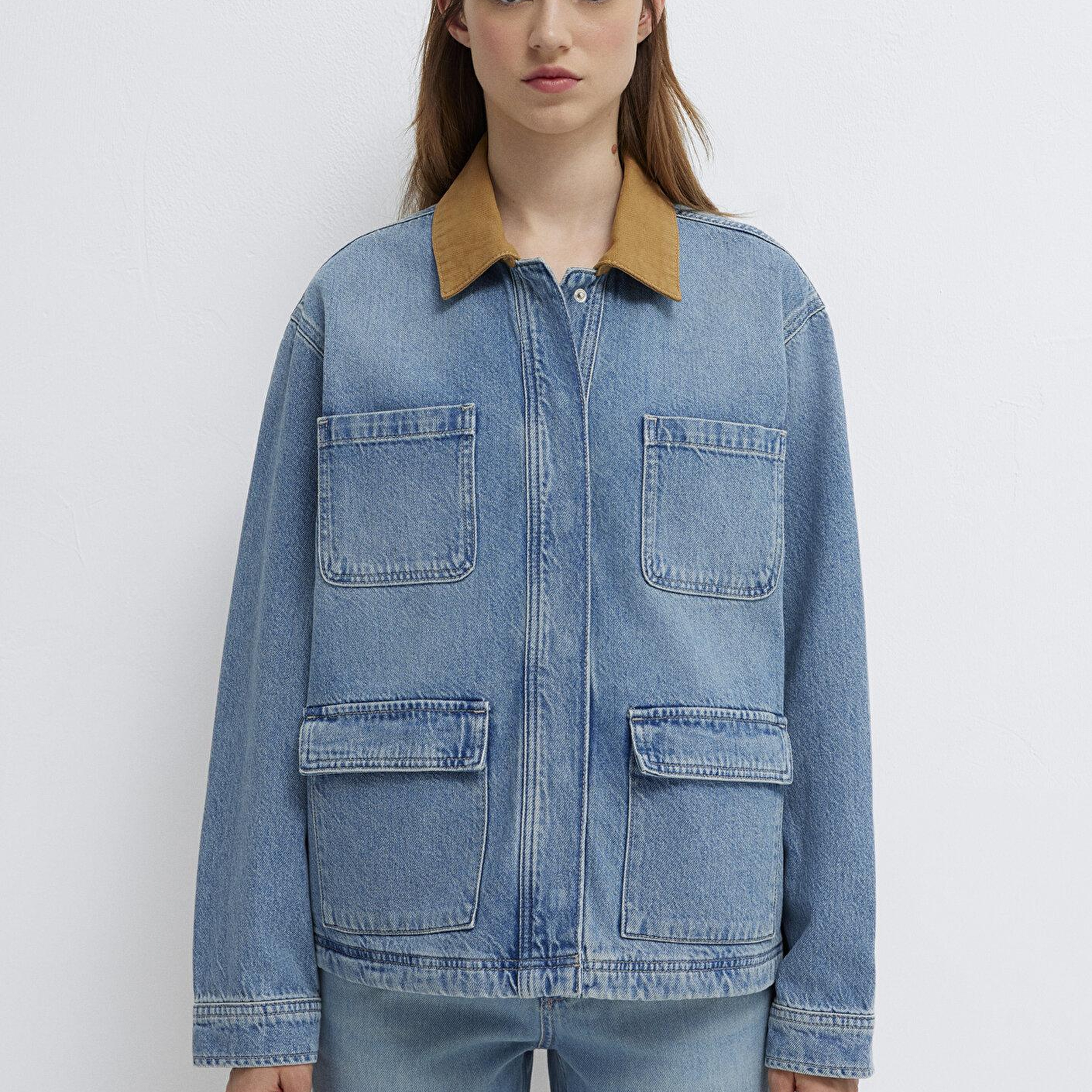 Mavi The Road Iconic Vintage Indigo Mavisi Jean Yelek 1121100-A3859