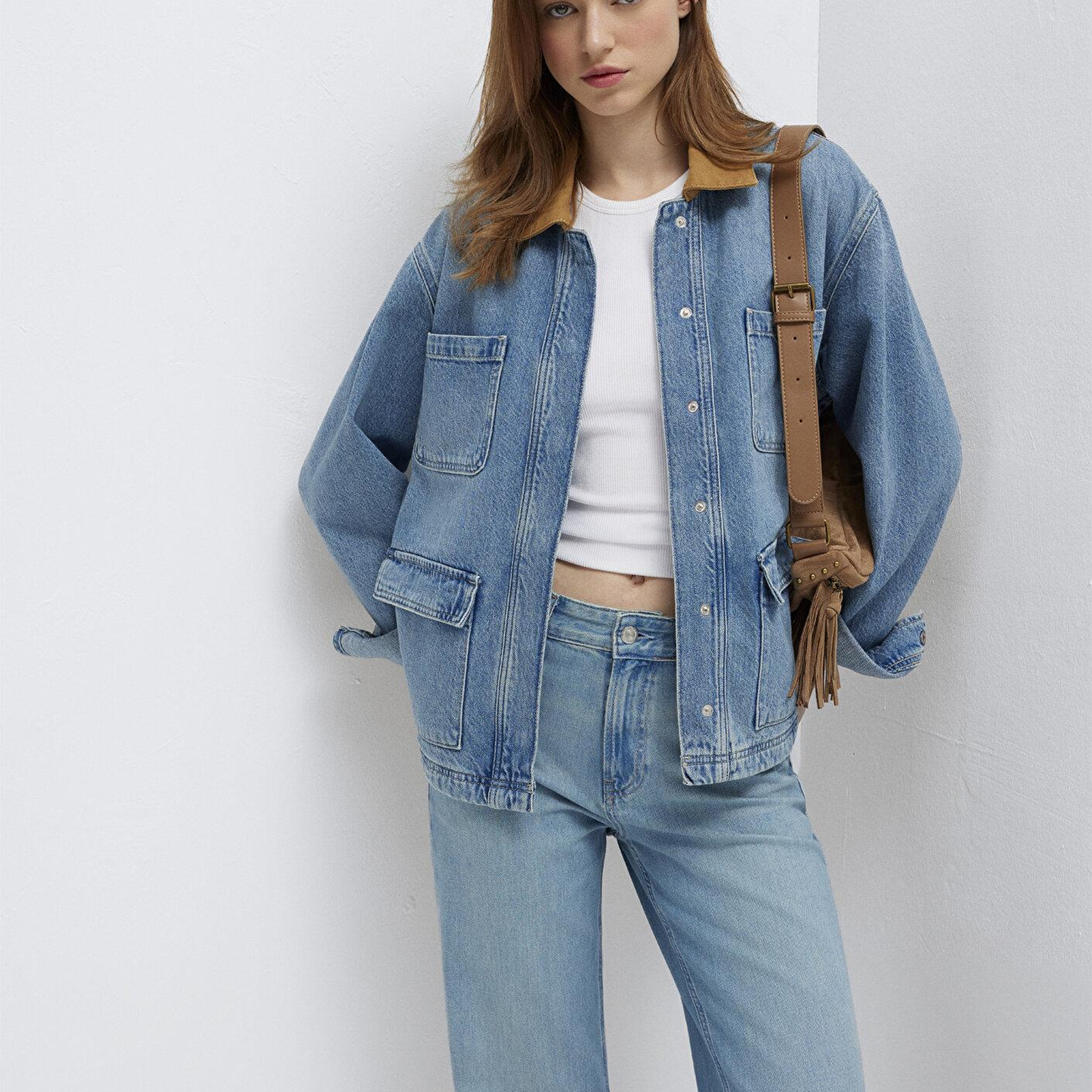 Mavi The Road Iconic Vintage Indigo Mavisi Jean Yelek 1121100-A3859