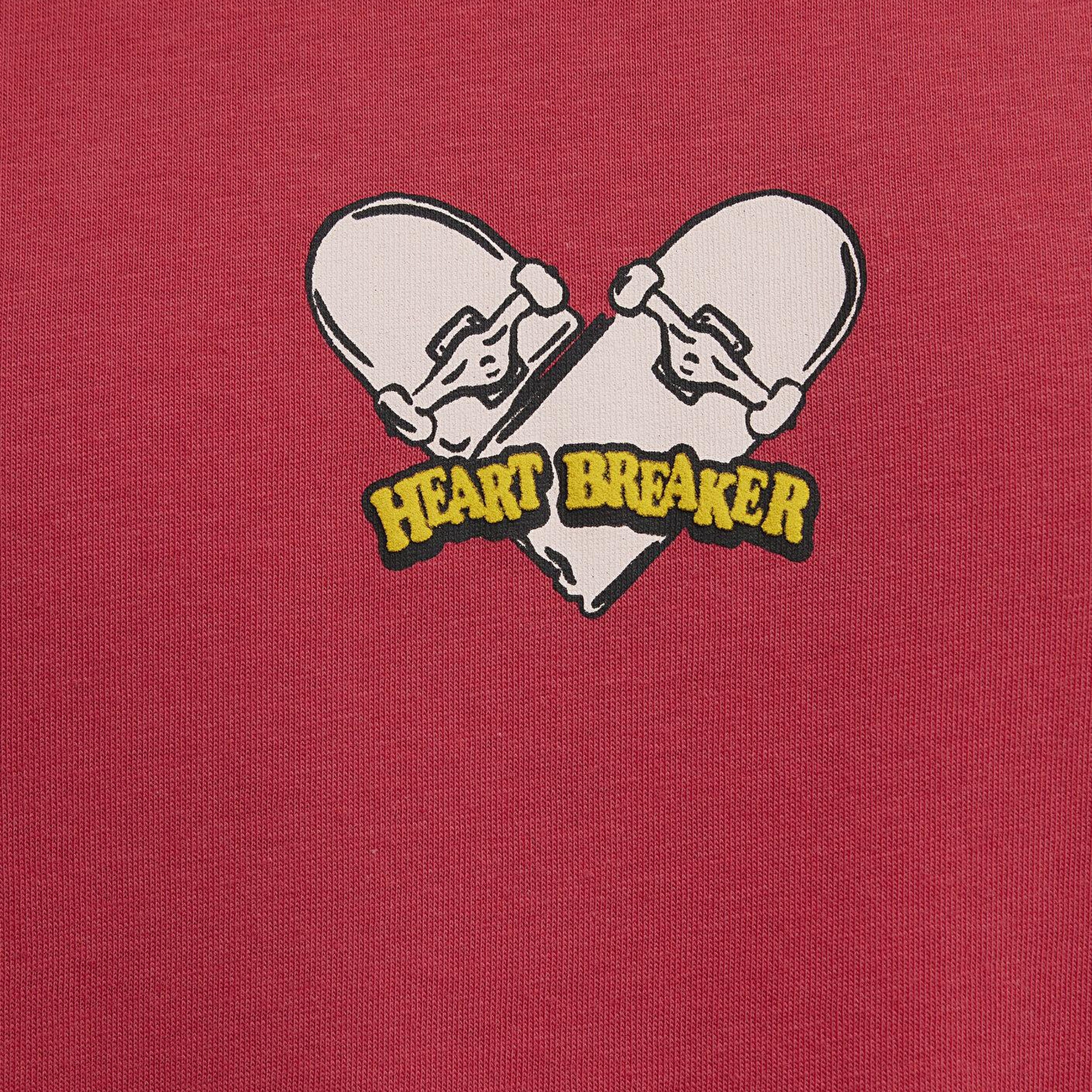 Mavi Heart Breaker Baskılı Kırmızı Tişört Oversize / Geniş Kesim 0613647-70428
