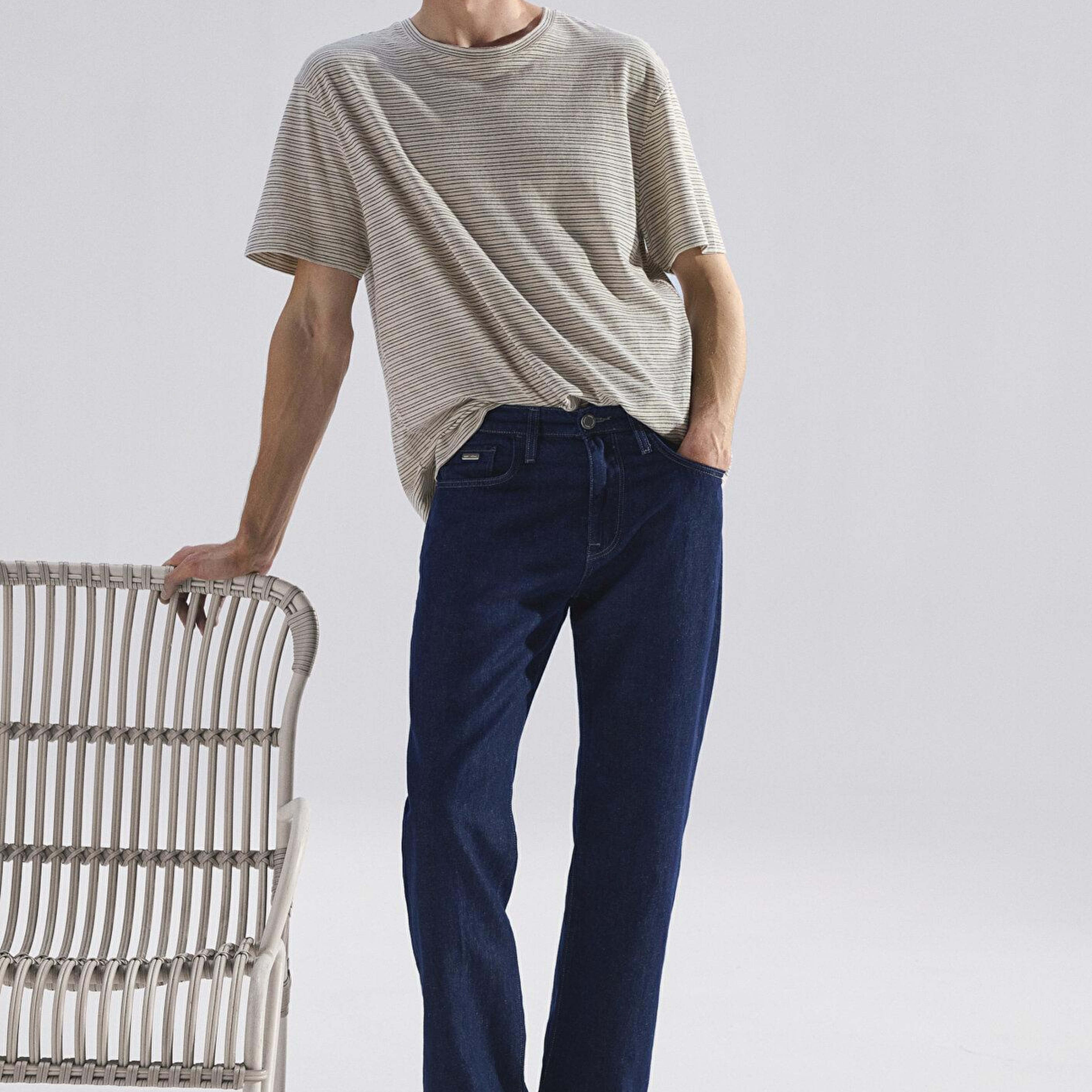 Mavi Lisbon Mavi Edition Rinse Keten Karışımlı Jean Pantolon 0010039-A3298