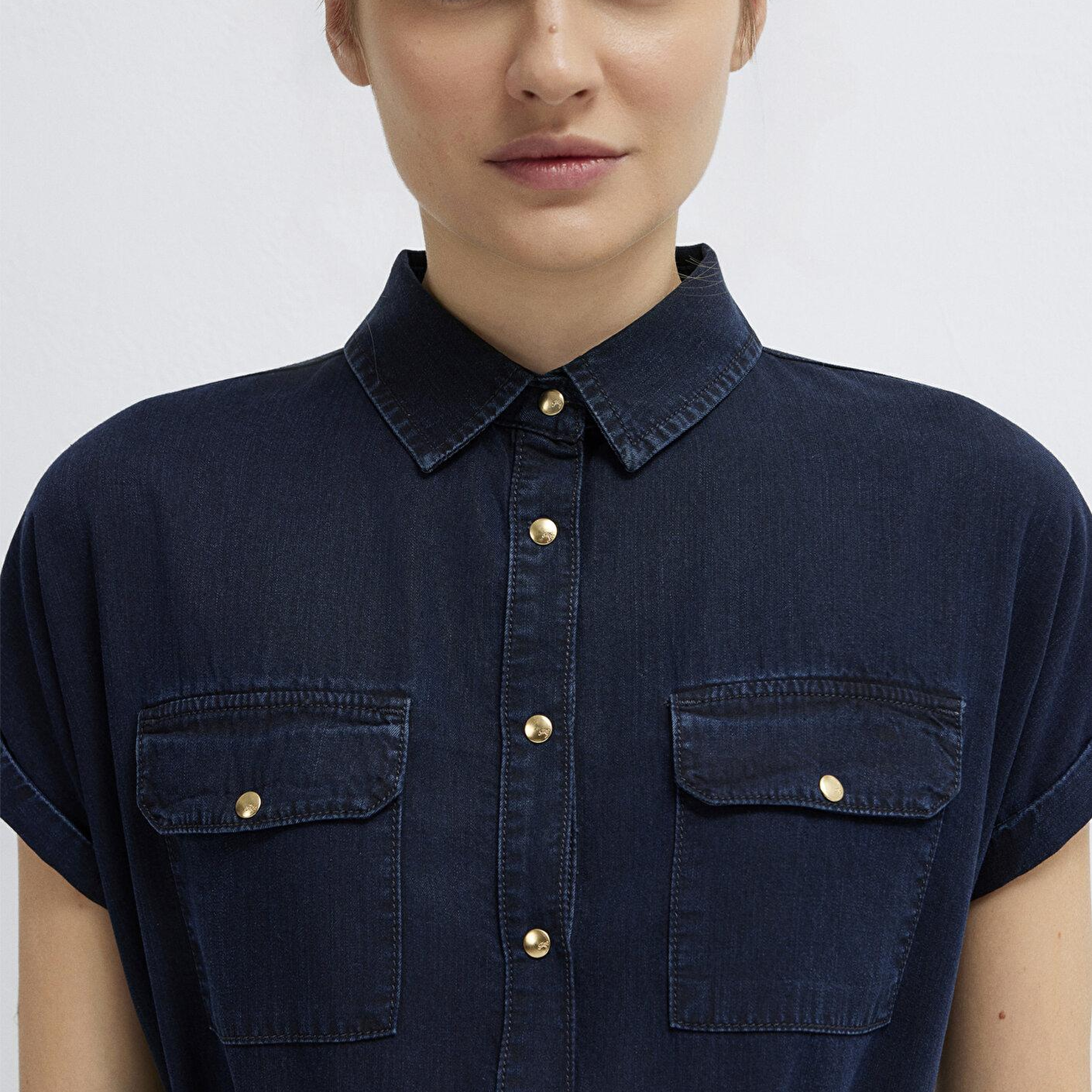 Mavi Barbara Gold Klasik Rinse Jean Elbise 130548-A3894