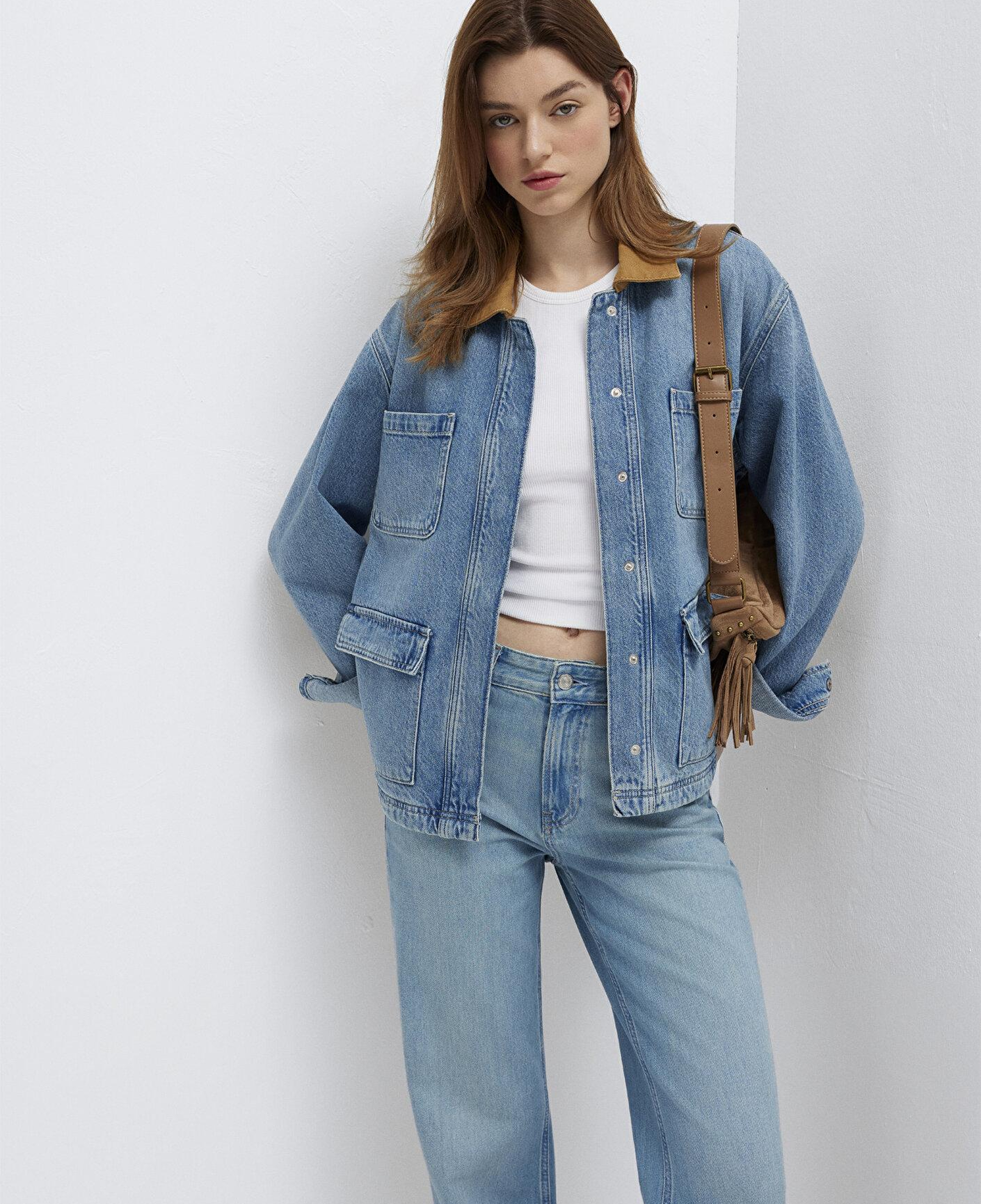 Mavi The Road Iconic Vintage Indigo Mavisi Jean Yelek 1121100-A3859