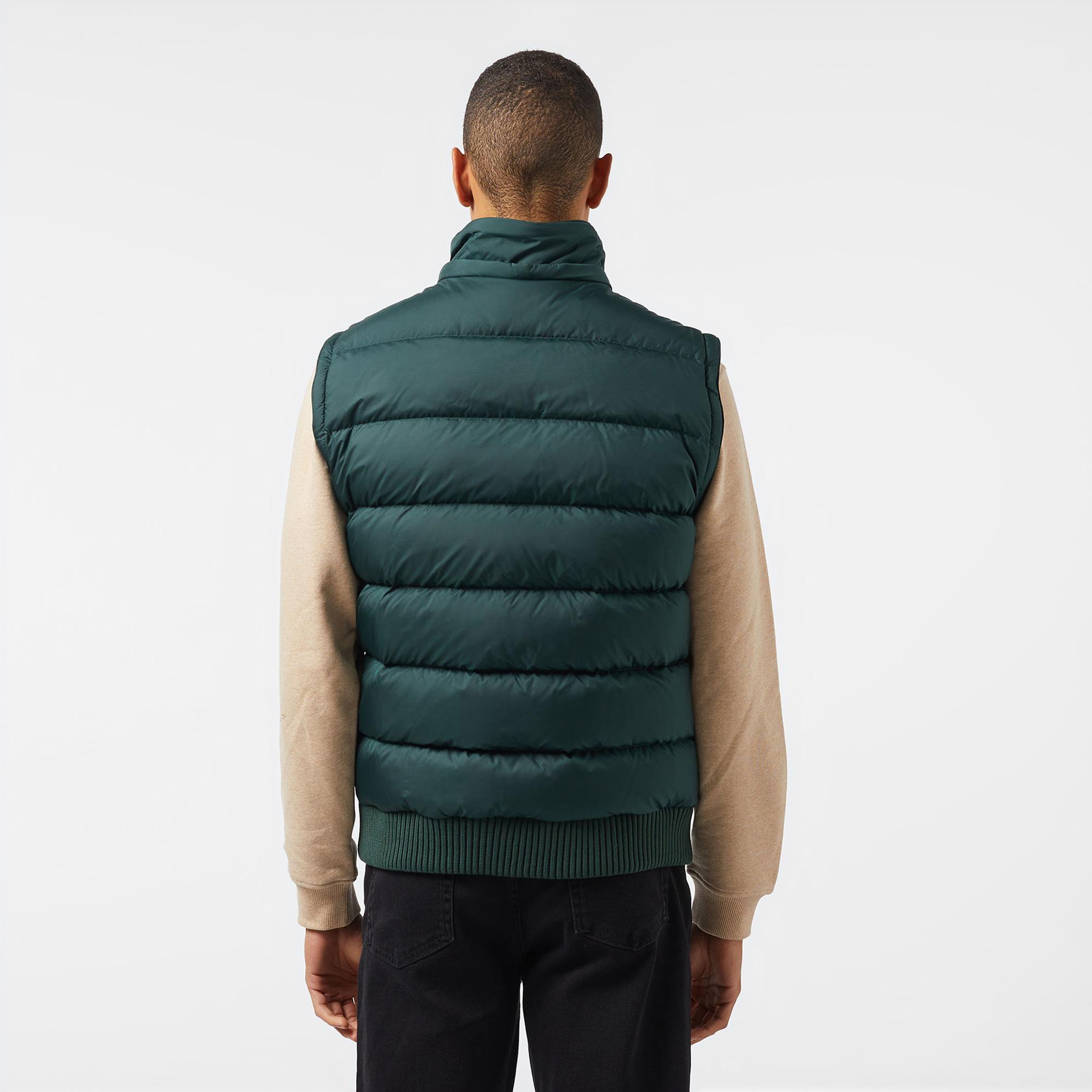 Lacoste Erkek Kapüşonlu Yeşil Mont