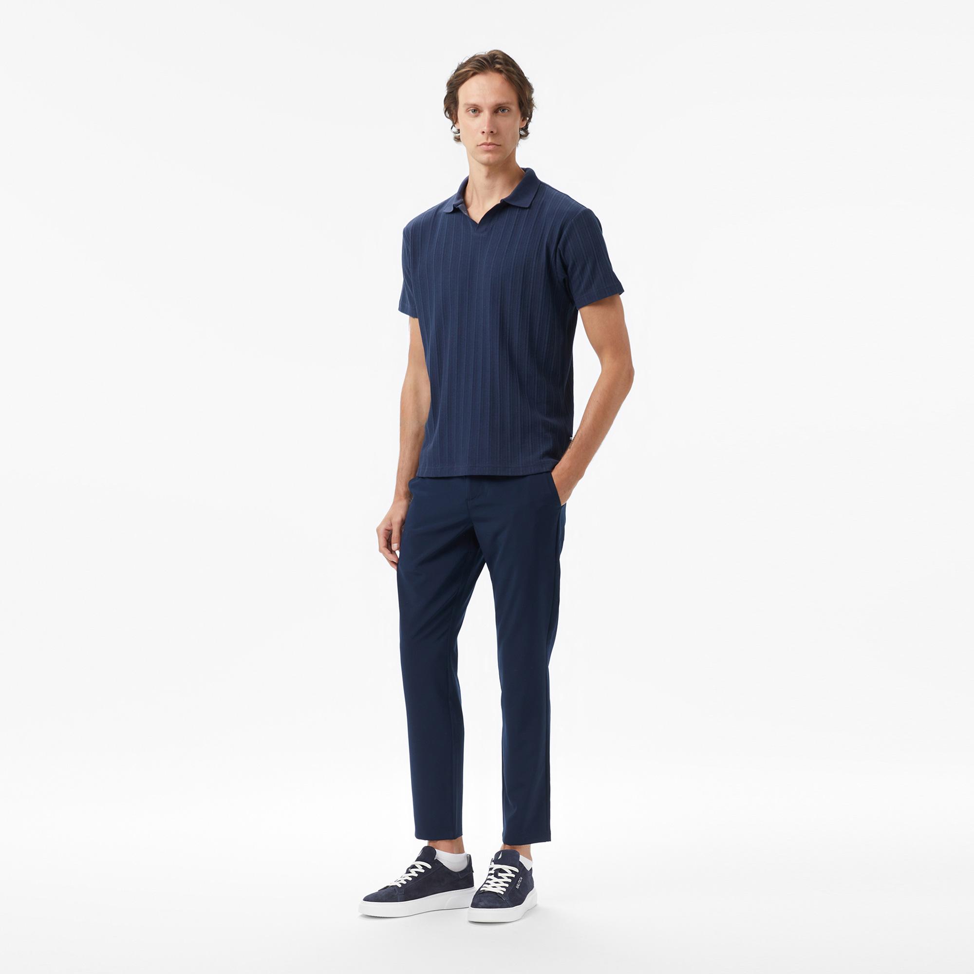 Nautica Erkek Lacivert Classic Fit Polo Yaka T-Shirt