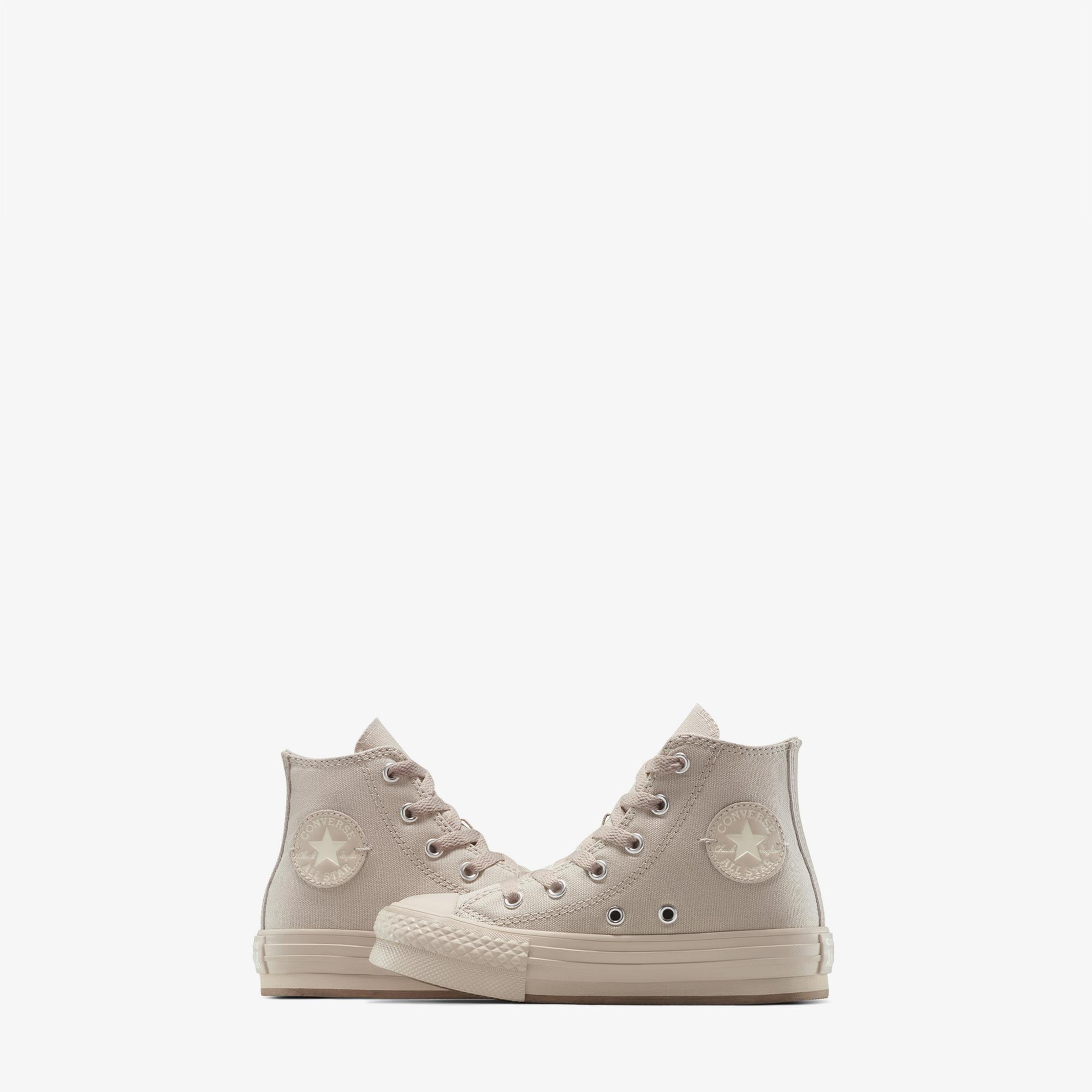 Converse Chuck Taylor All Star EVA Lift Platform Çocuk Bej Sneaker