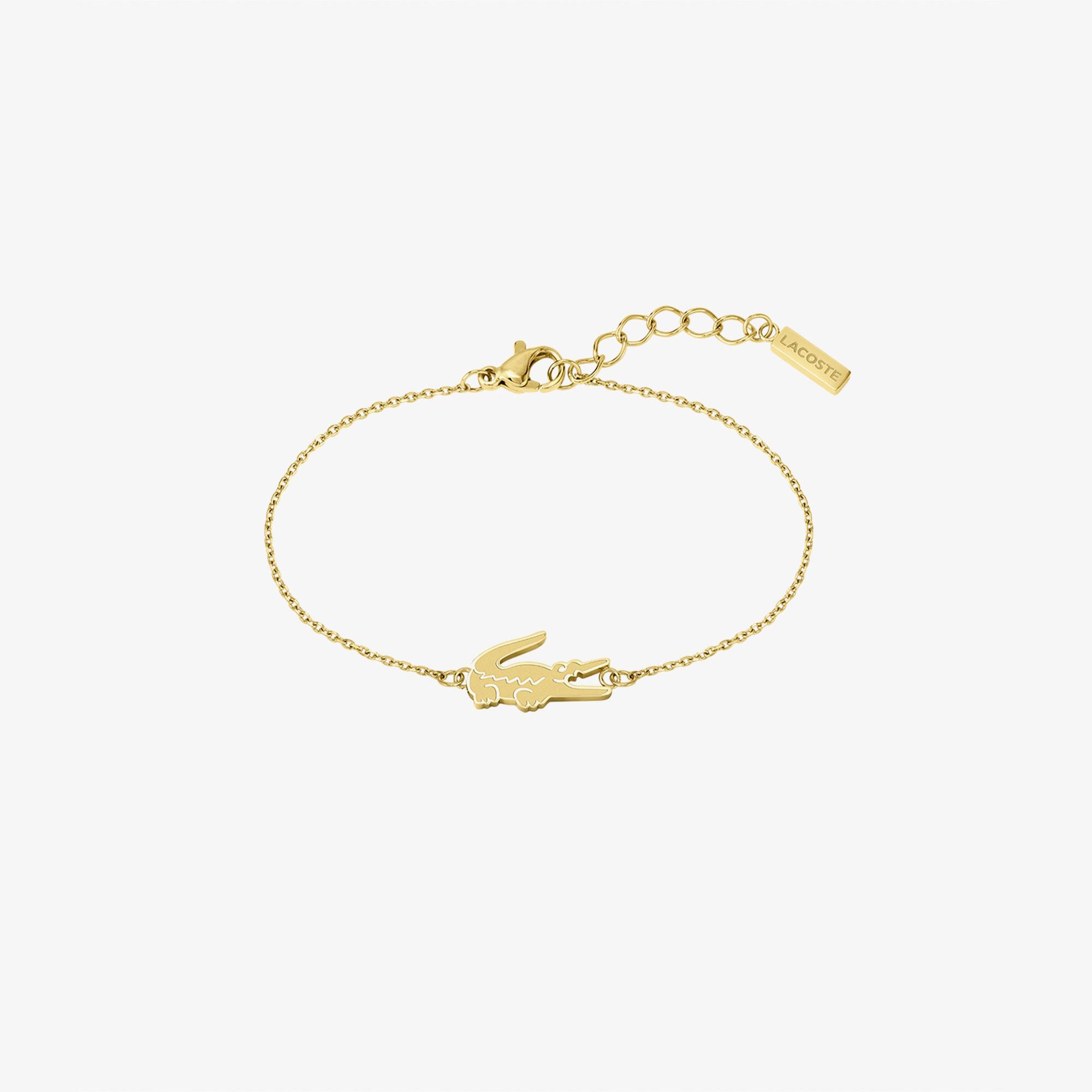 Lacoste Crocodile Kadın Sarı Bileklik