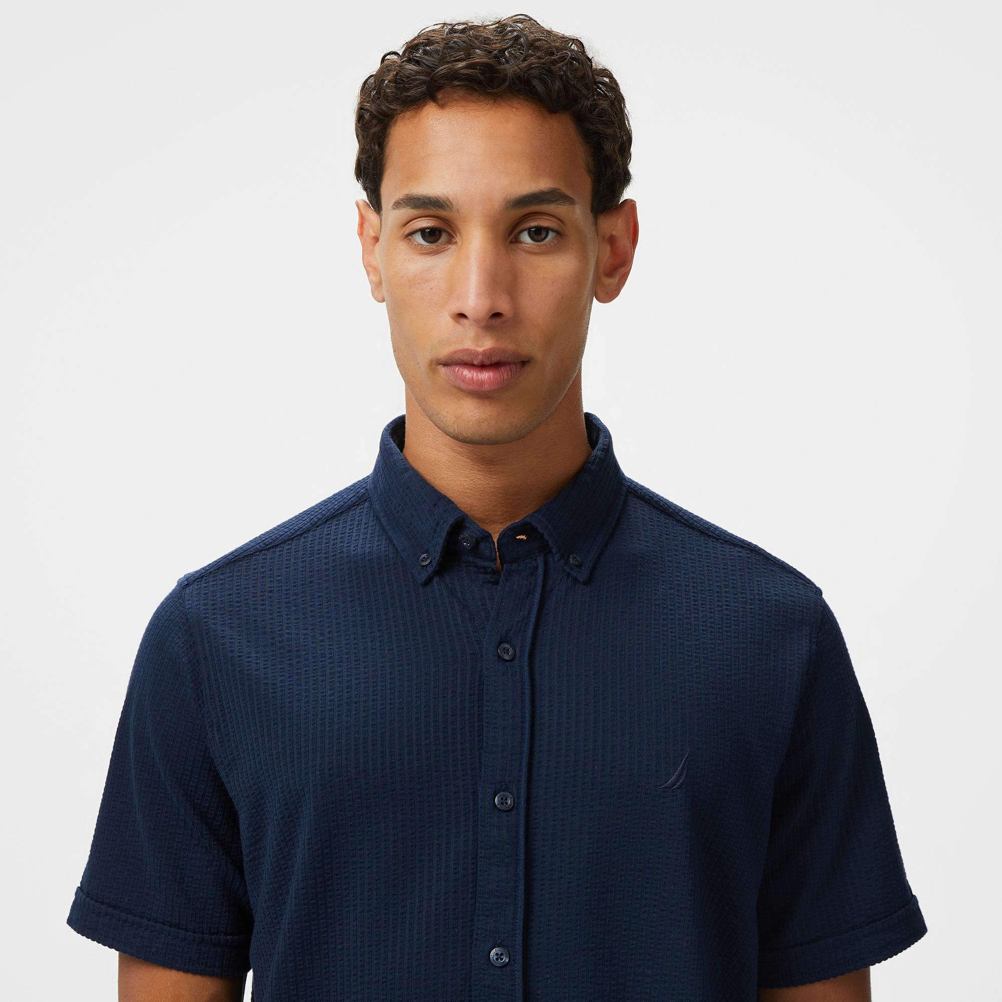Nautica Erkek Lacivert Classic Fit Gömlek