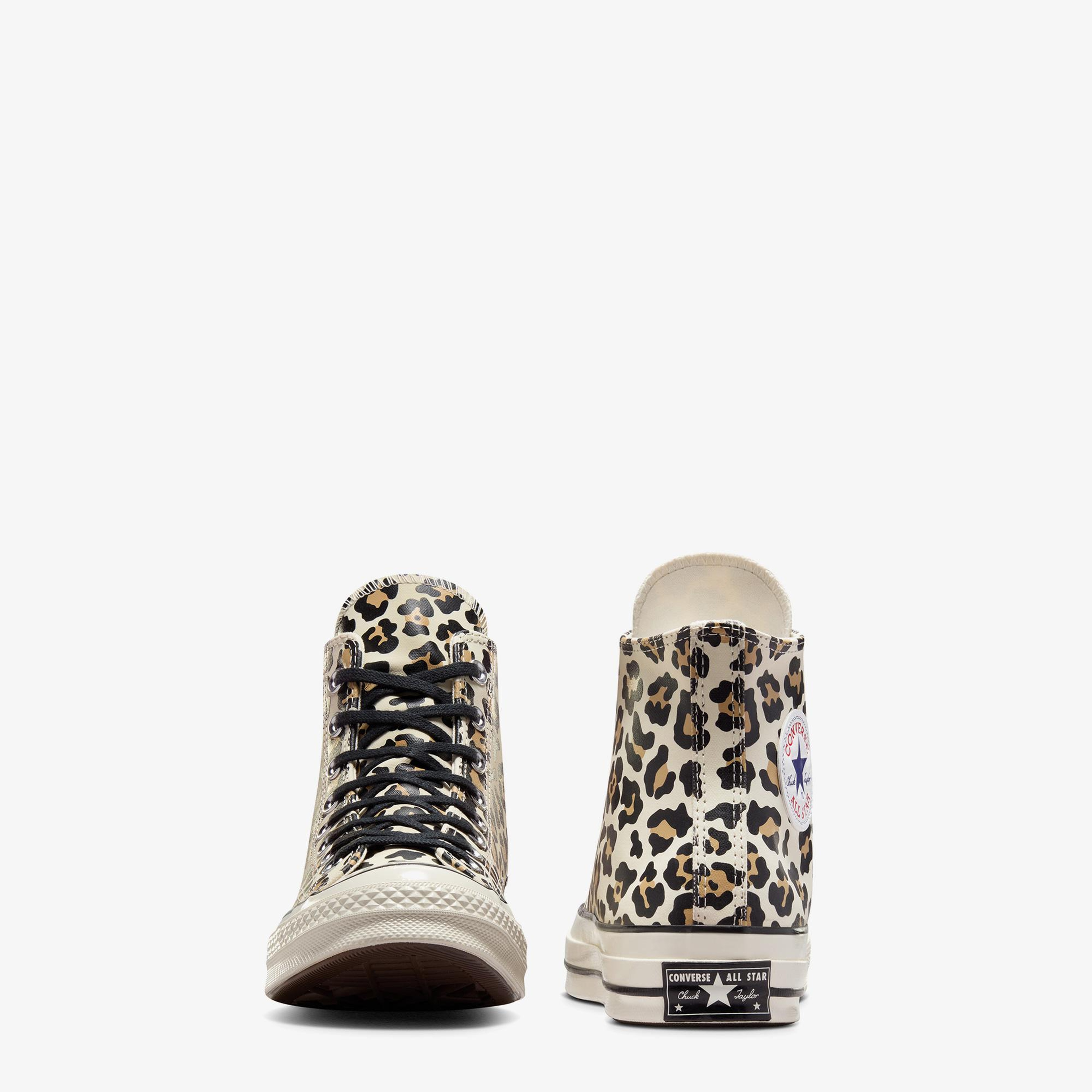 Converse Chuck 70 Leopard Print Unisex Krem Sneaker