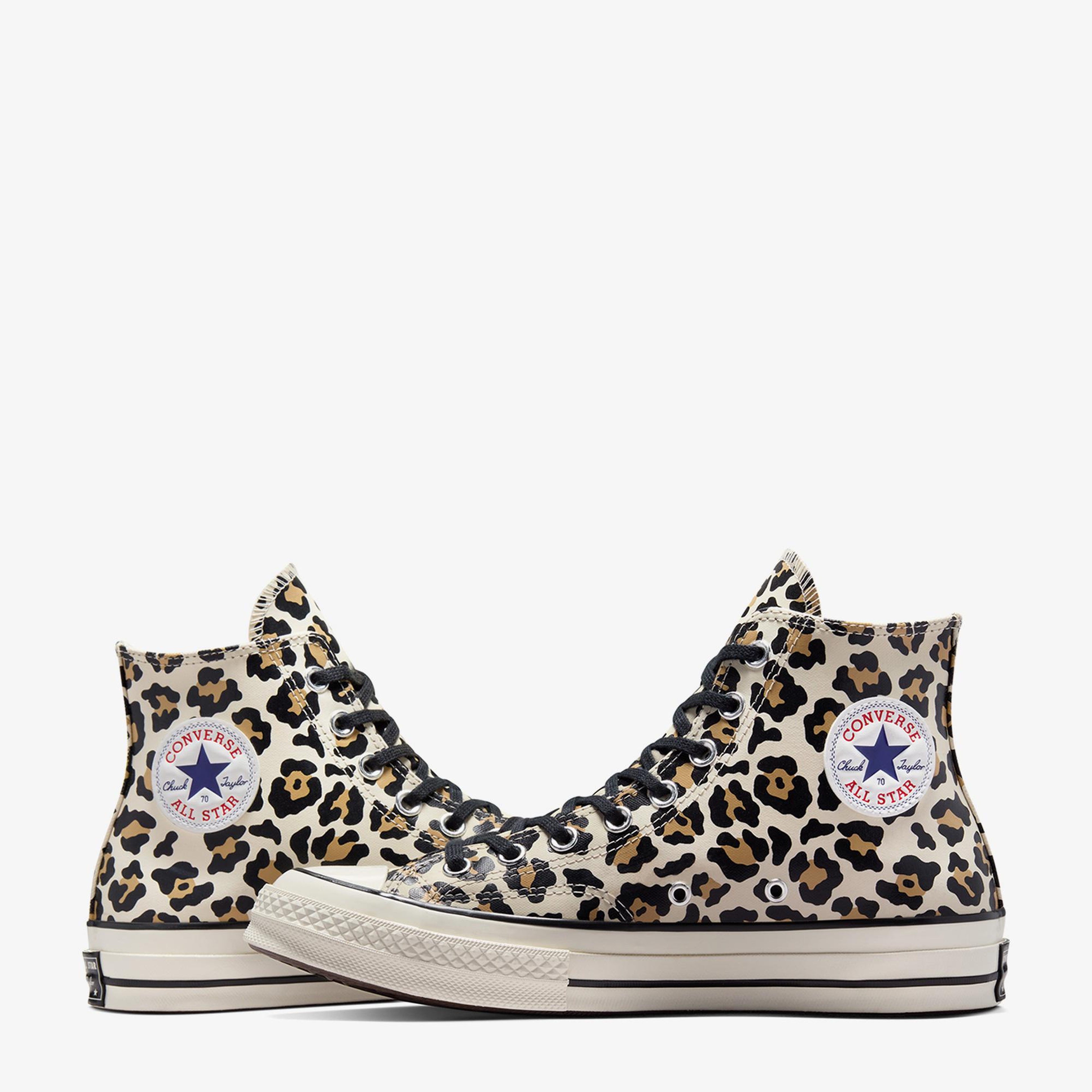 Converse Chuck 70 Leopard Print Unisex Krem Sneaker