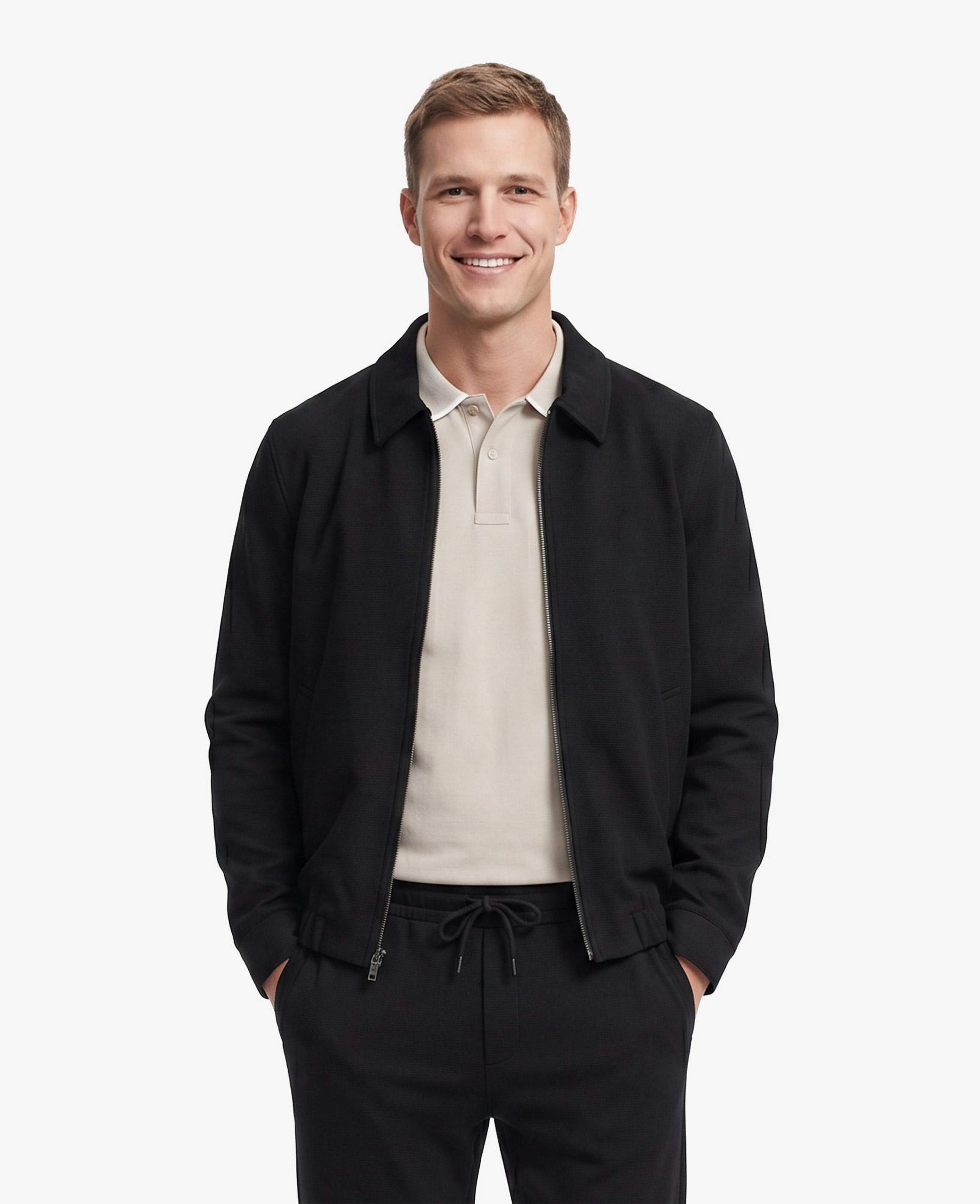 Nautica Erkek Siyah Regular Fit Ceket
