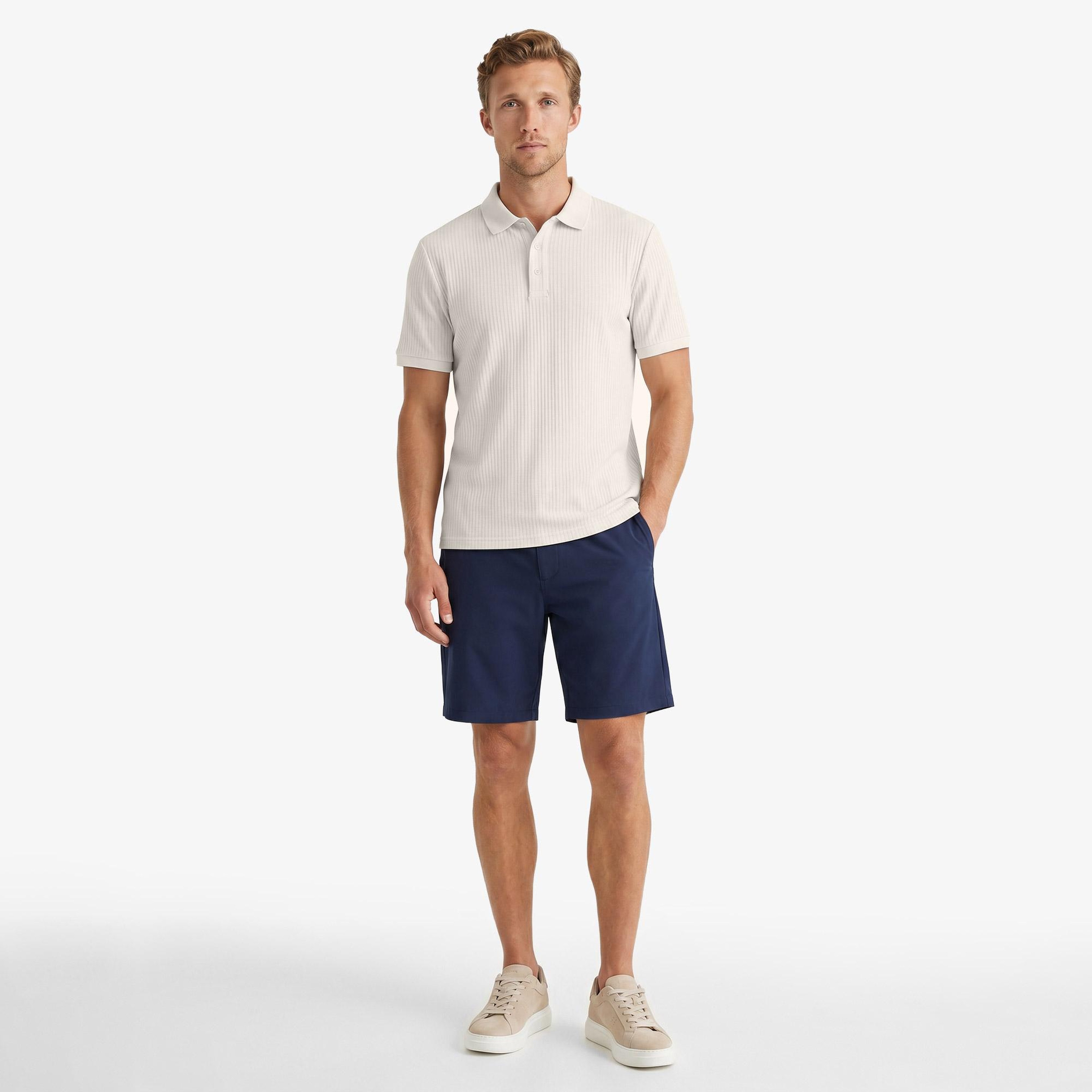 Nautica Erkek Krem Regular Fit Polo Yaka T-Shirt