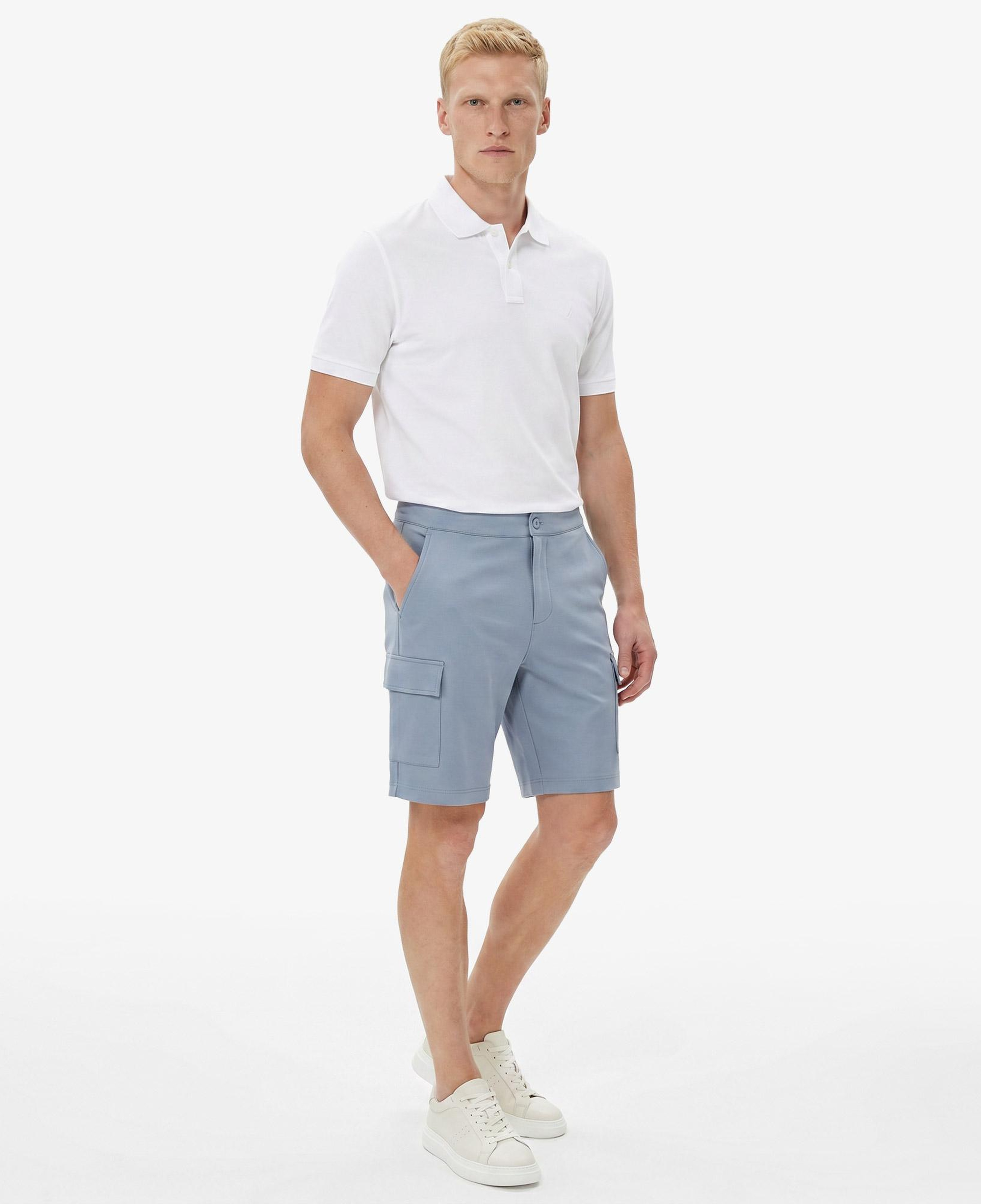 Nautica Erkek Mavi Regular Fit Kargo Şort