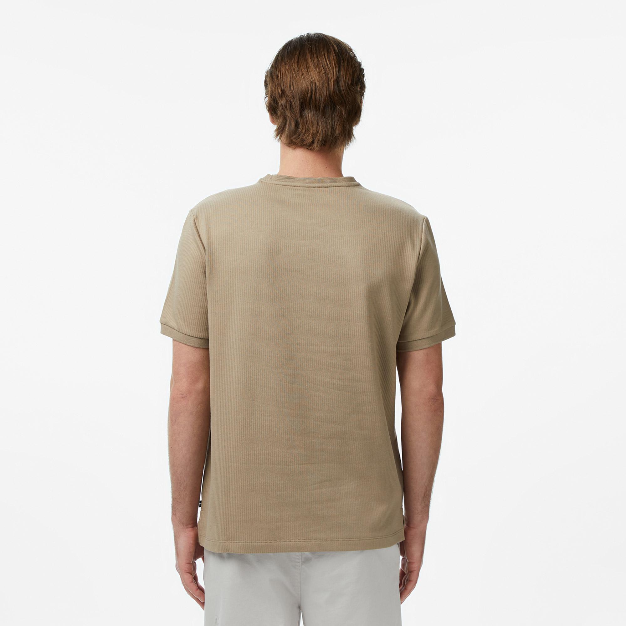 Nautica Erkek Bej Regular Fit T-Shirt