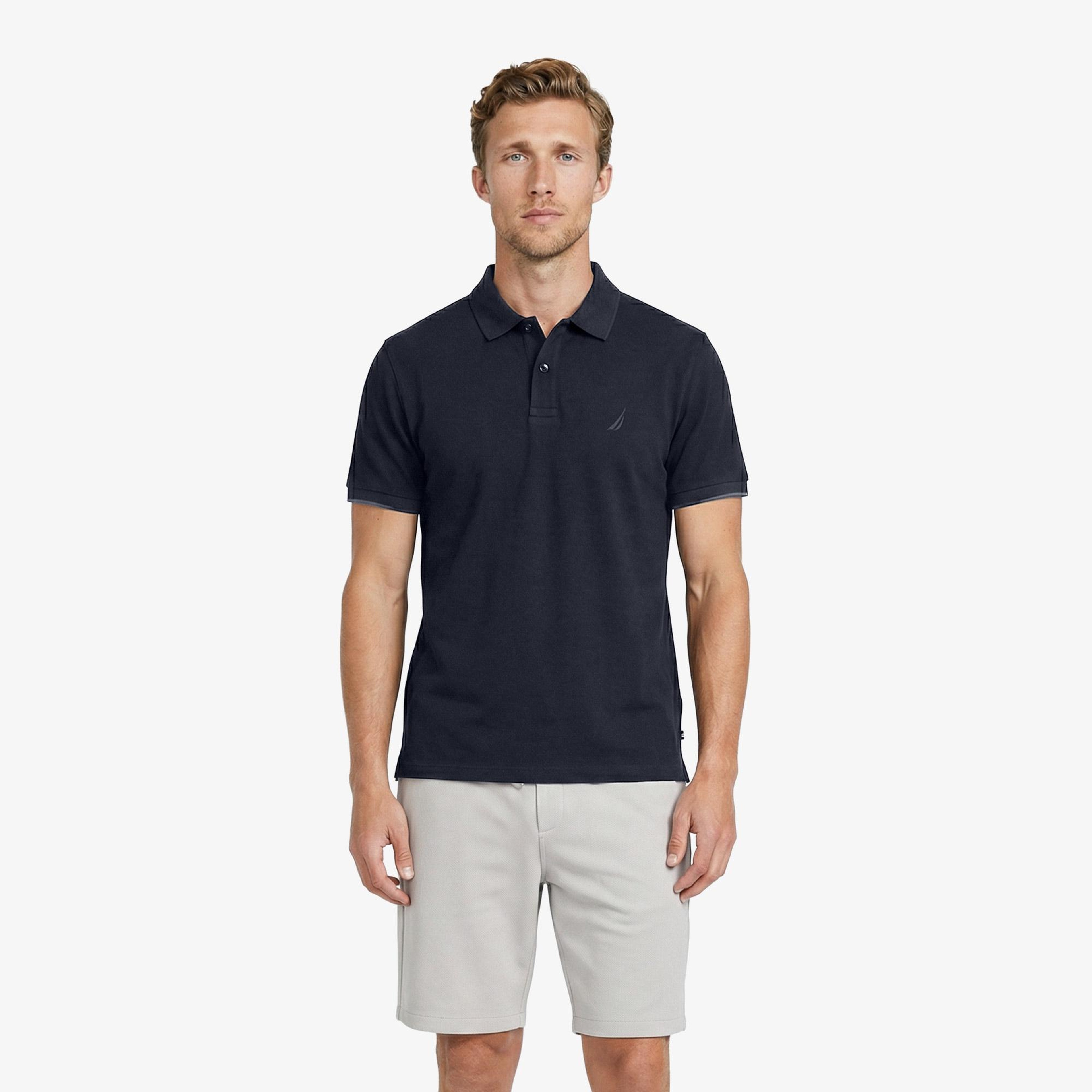 Nautica Erkek Lacivert Regular Fit Polo Yaka T-Shirt