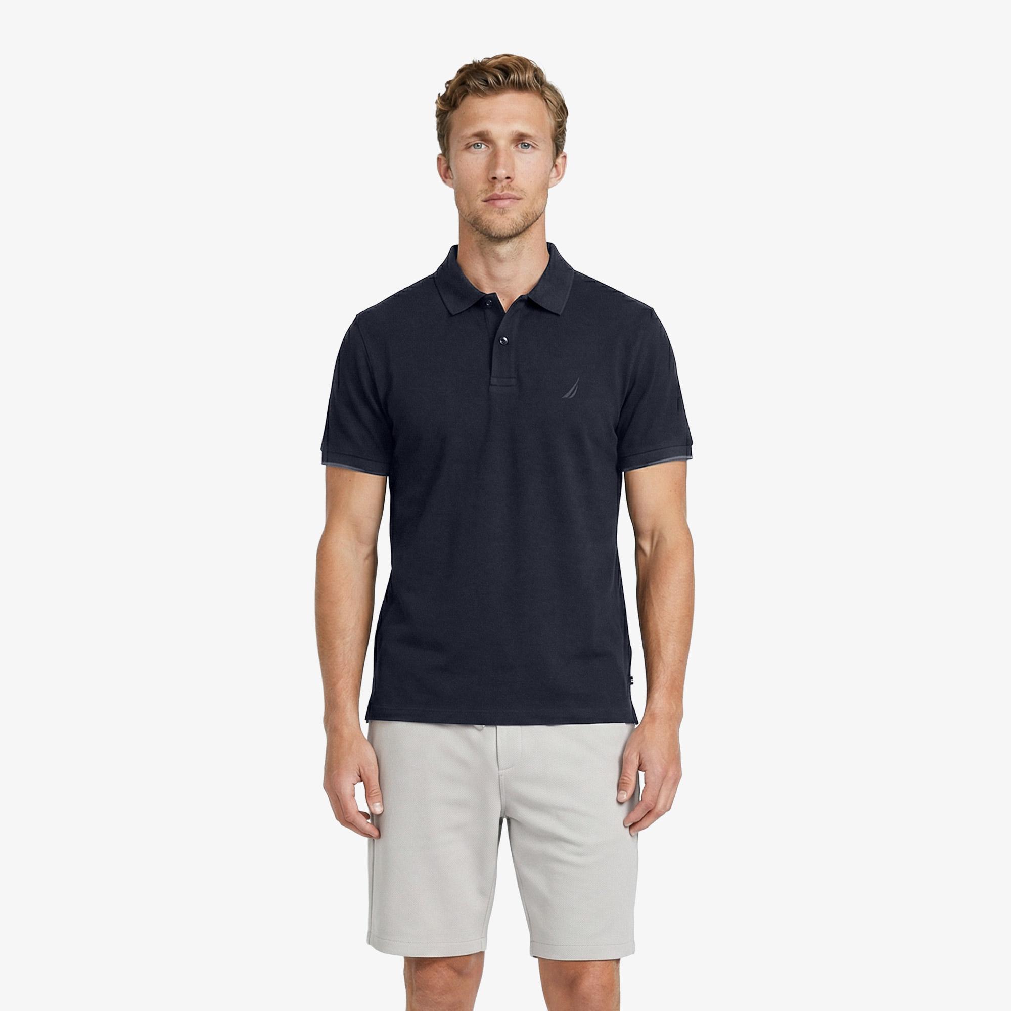 Nautica Erkek Lacivert Regular Fit Polo Yaka T-Shirt