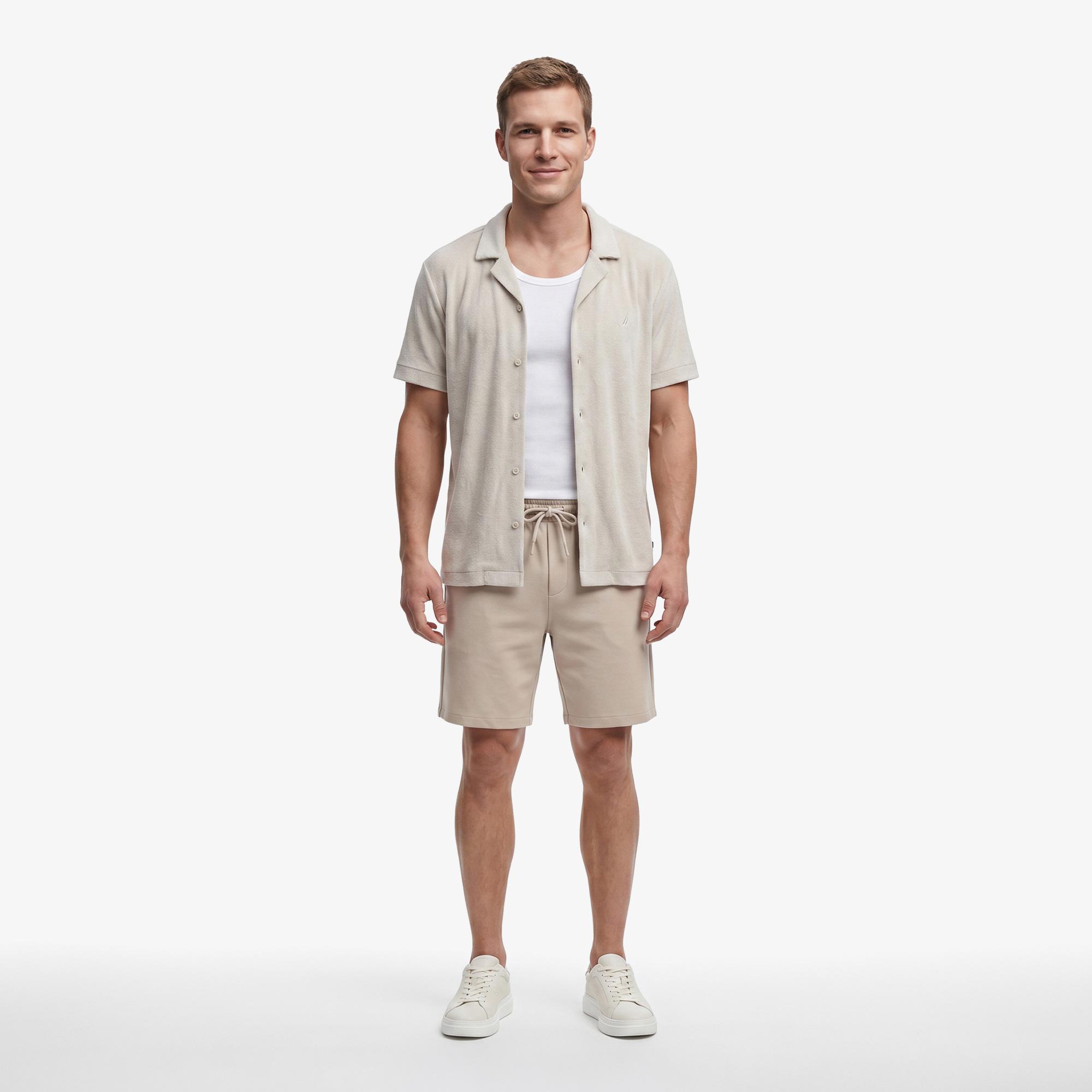 Nautica Erkek Bej Regular Fit Şort