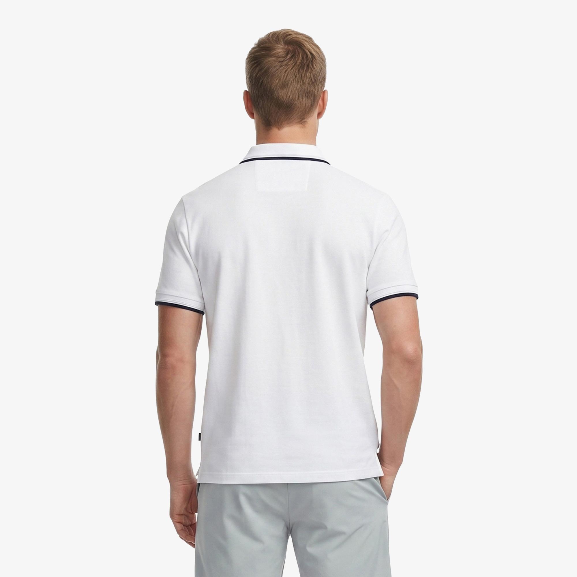 Nautica Erkek Beyaz Regular Fit Pima Cotton Polo Yaka T-Shirt