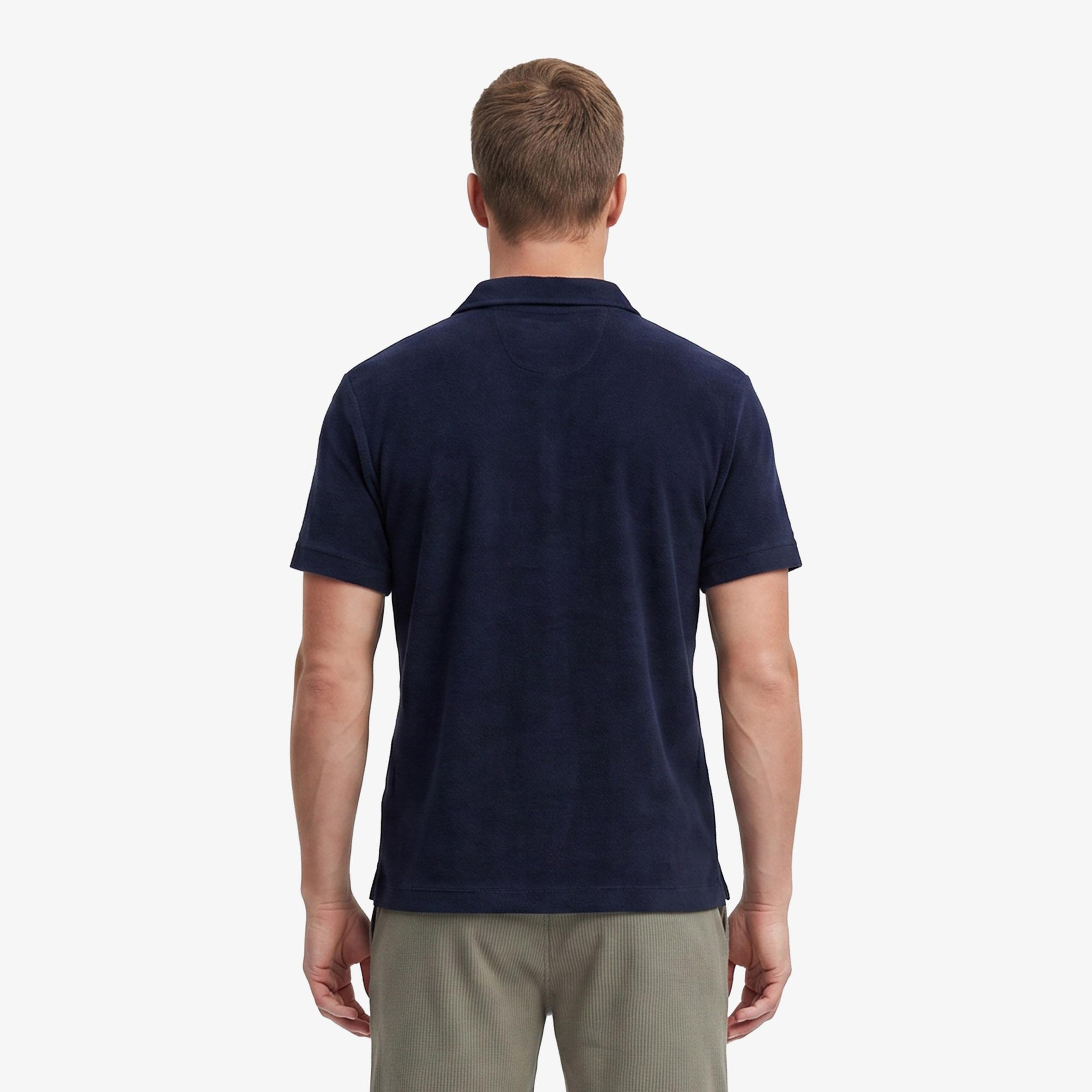 Nautica Erkek Lacivert Regular Fit Kısa Kollu Gömlek