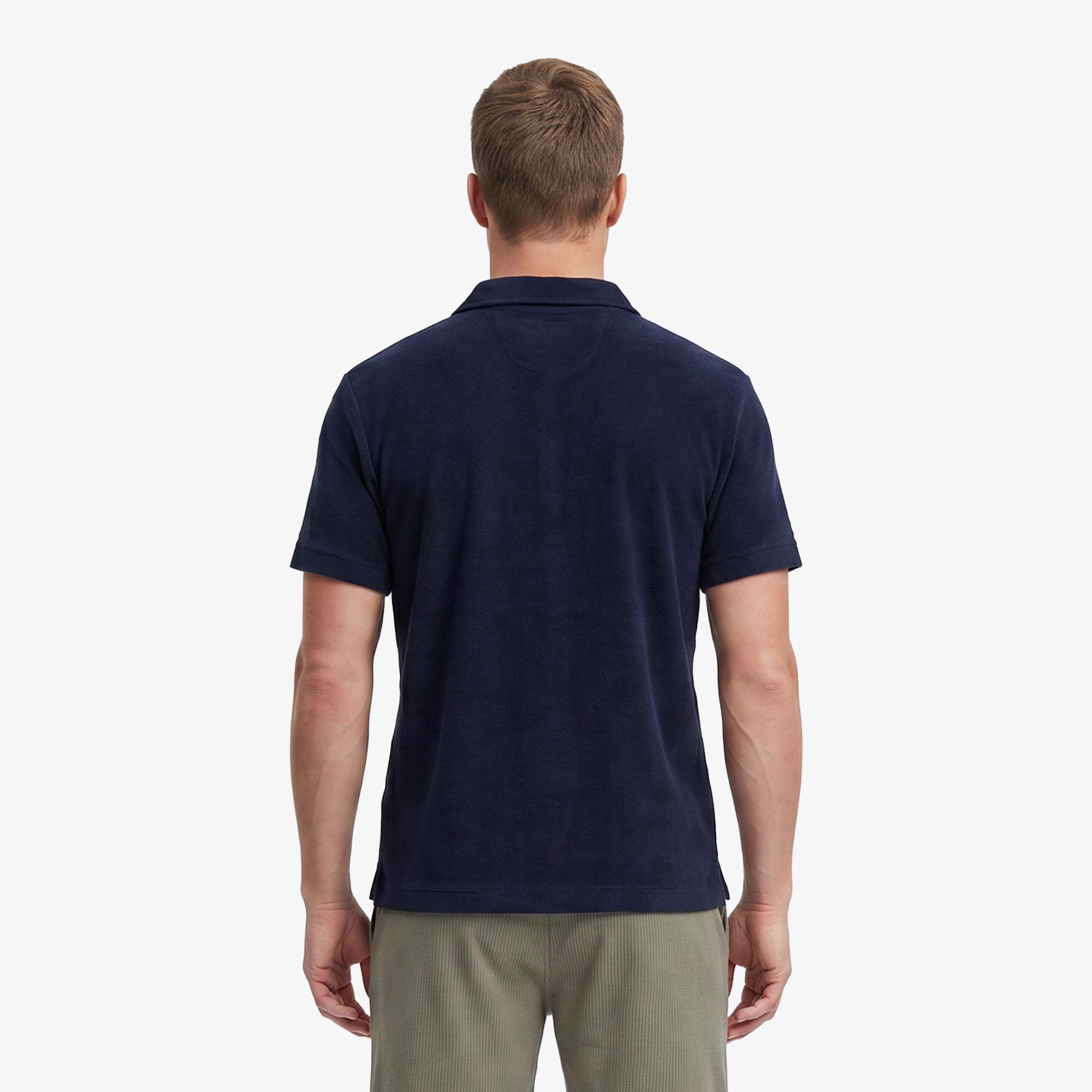 Nautica Erkek Lacivert Regular Fit Kısa Kollu Gömlek