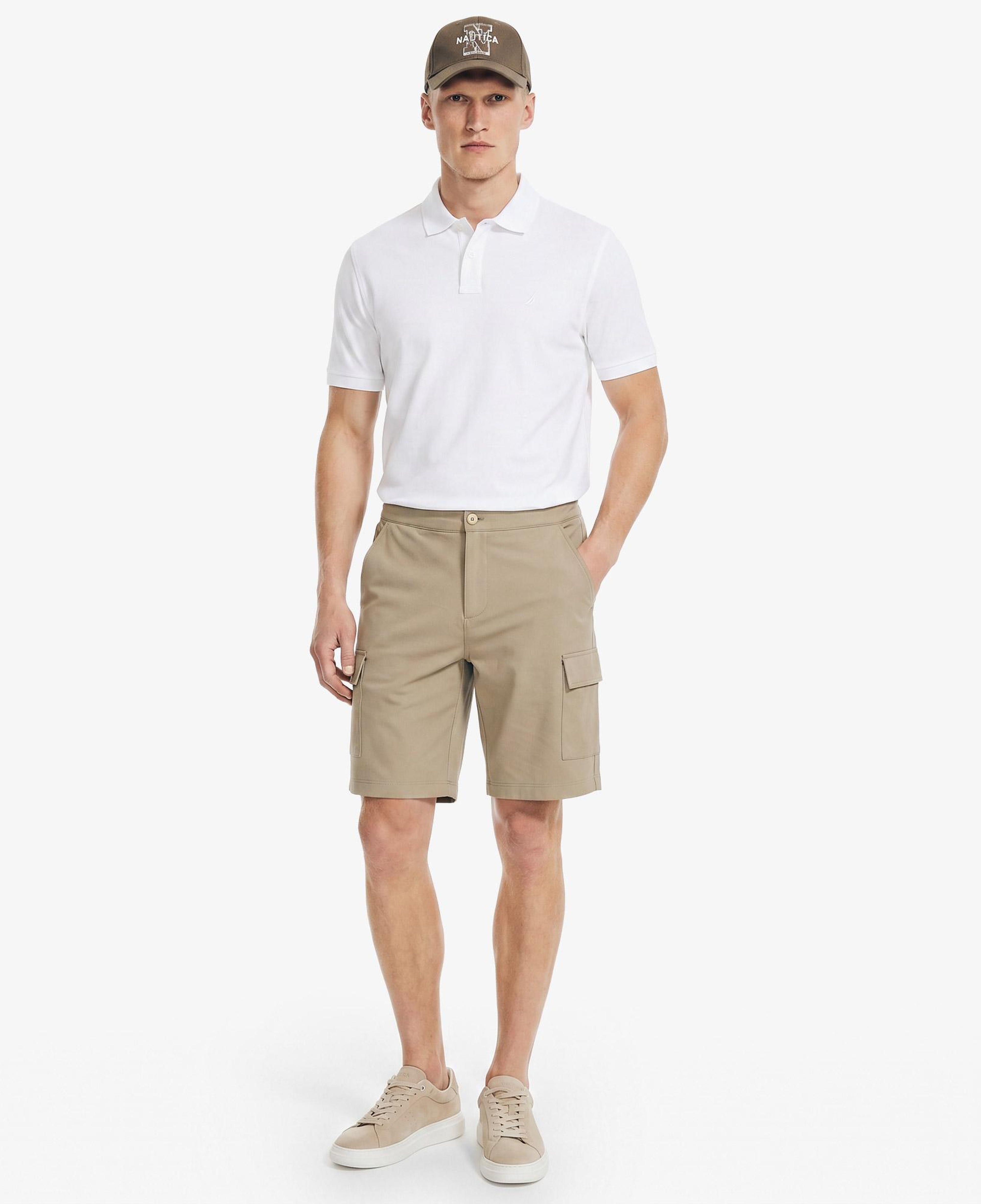Nautica Erkek Kahverengi Regular Fit Kargo Şort