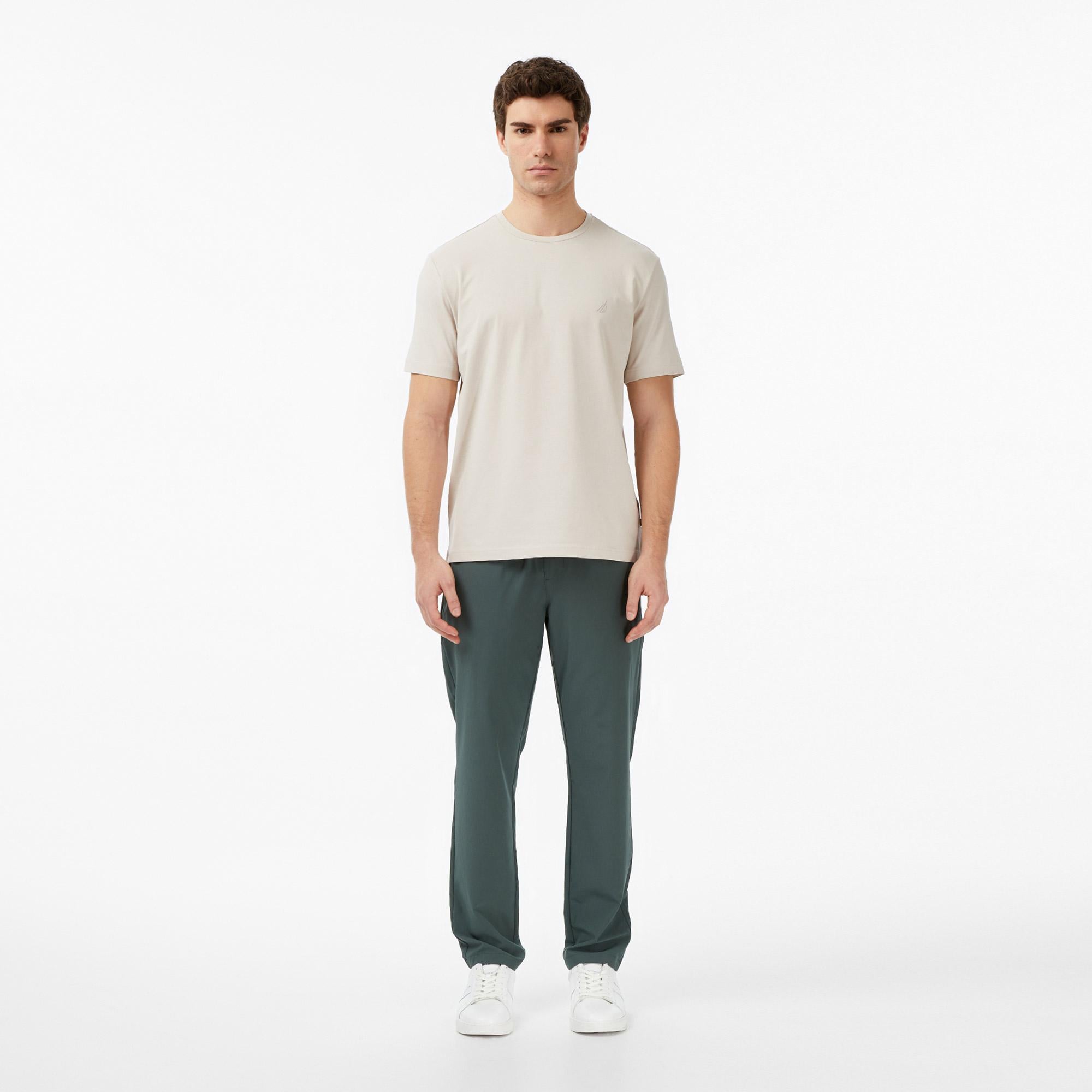 Nautica Erkek Yeşil Slim Fit Teknik Pantolon