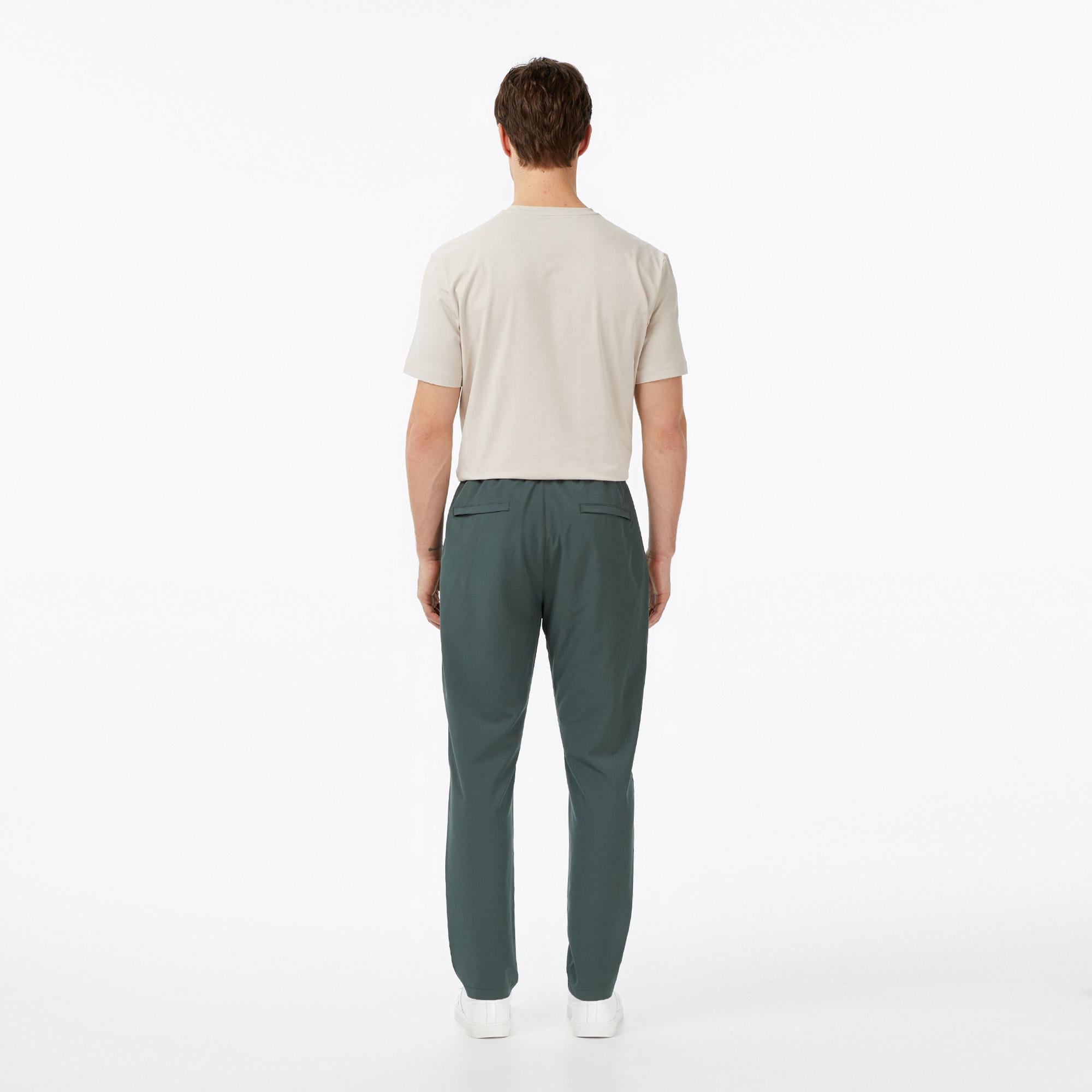 Nautica Erkek Yeşil Slim Fit Teknik Pantolon