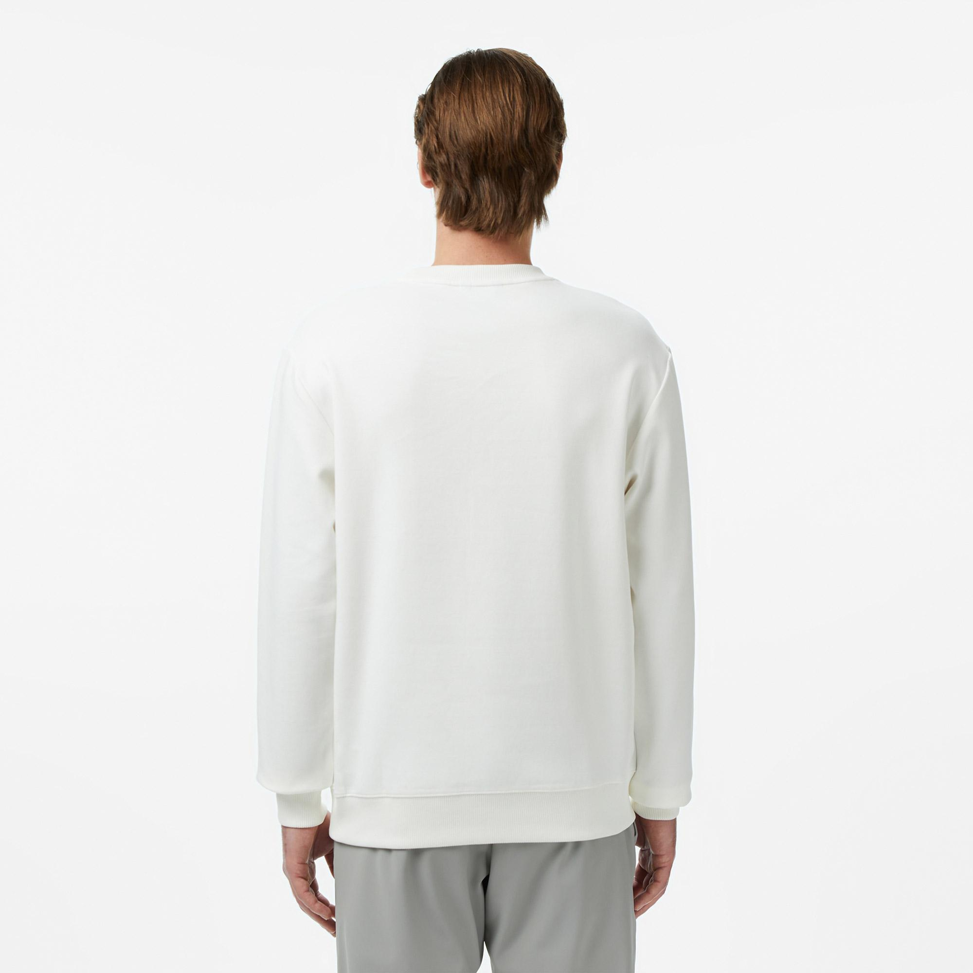 Nautica Erkek Krem Regular Fit Sweatshirt