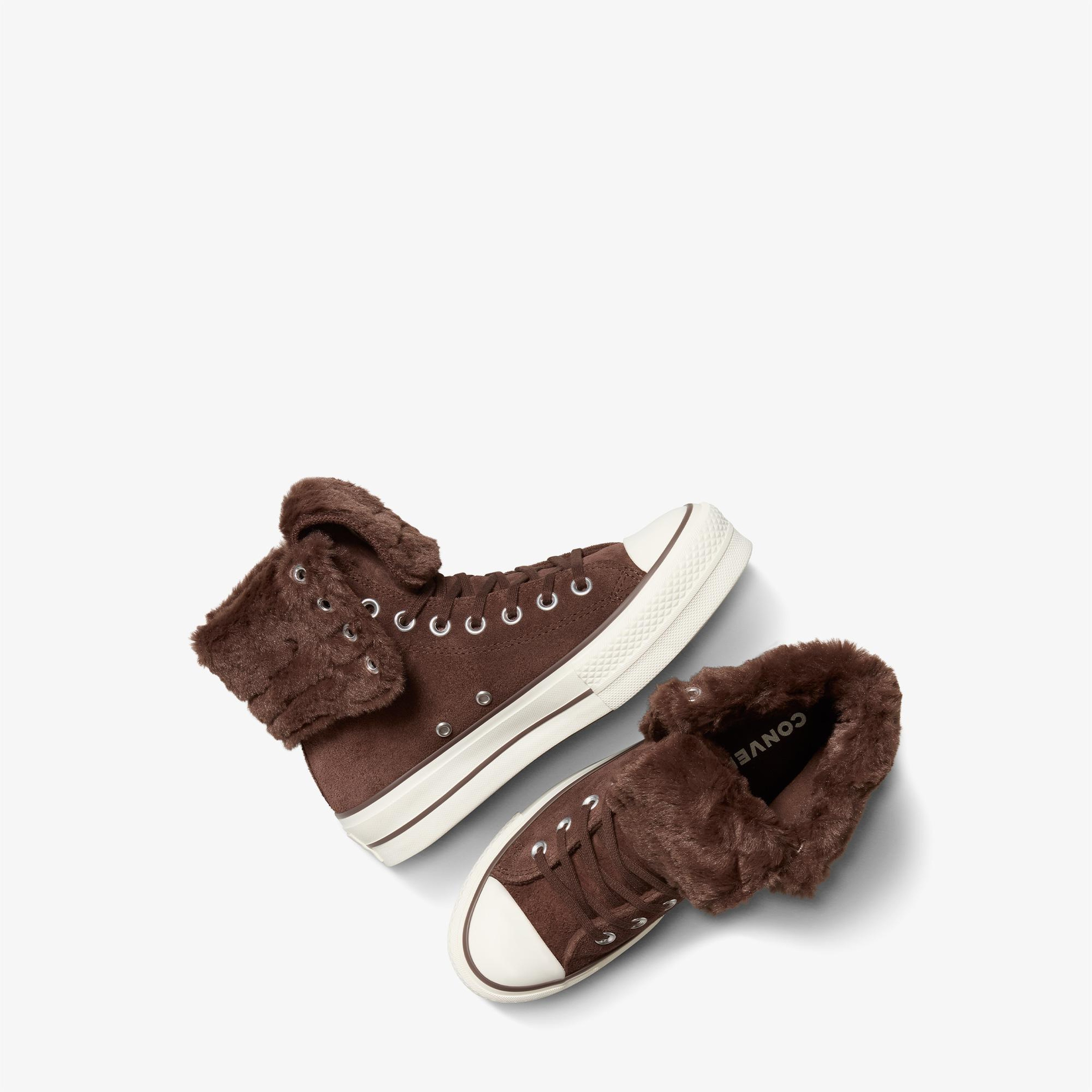Converse Chuck Taylor All Star Fold Over Lift Kadın Kahverengi Sneaker