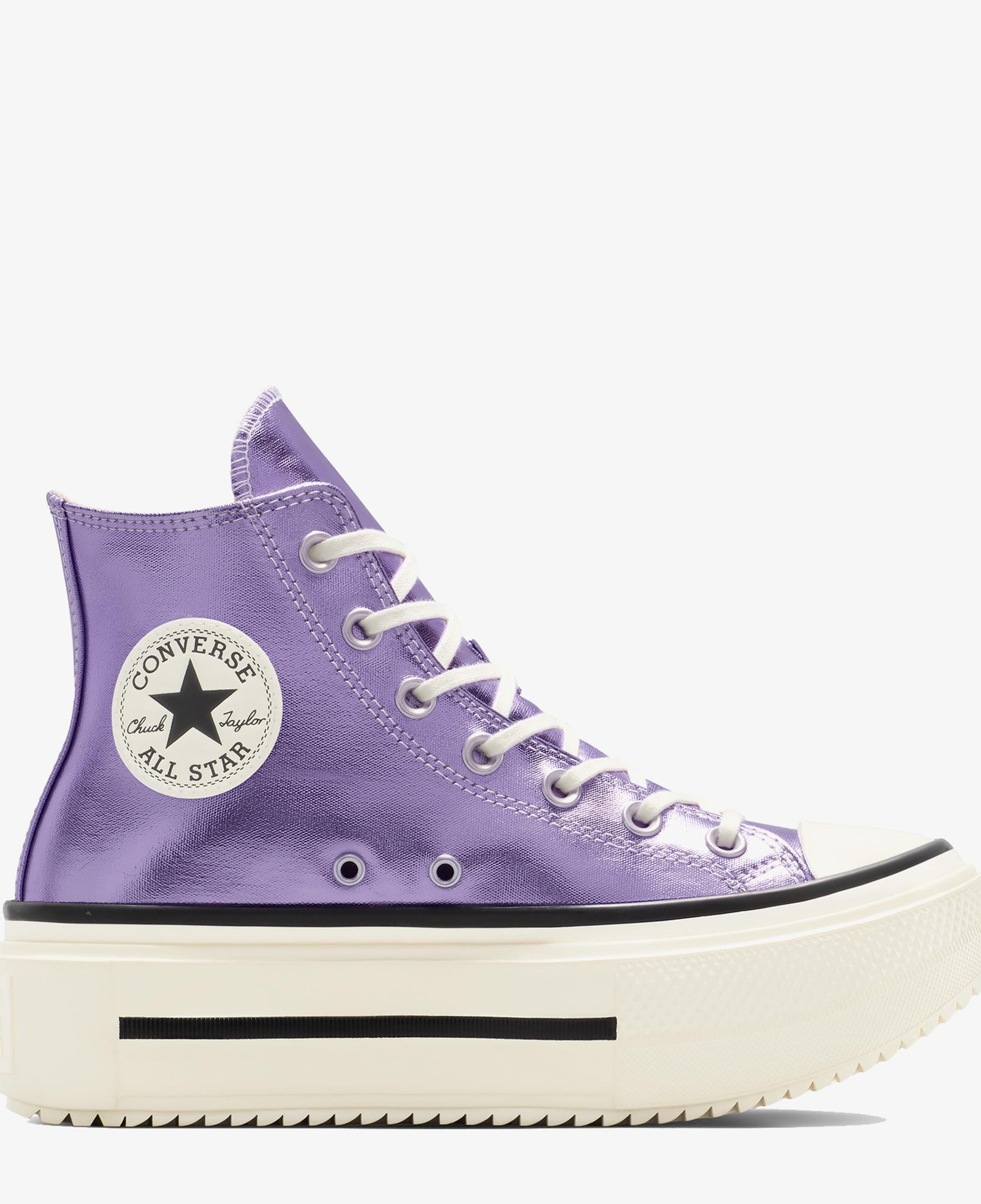 Converse Chuck Taylor All Star Lift Double Stack Unisex Mor Sneaker