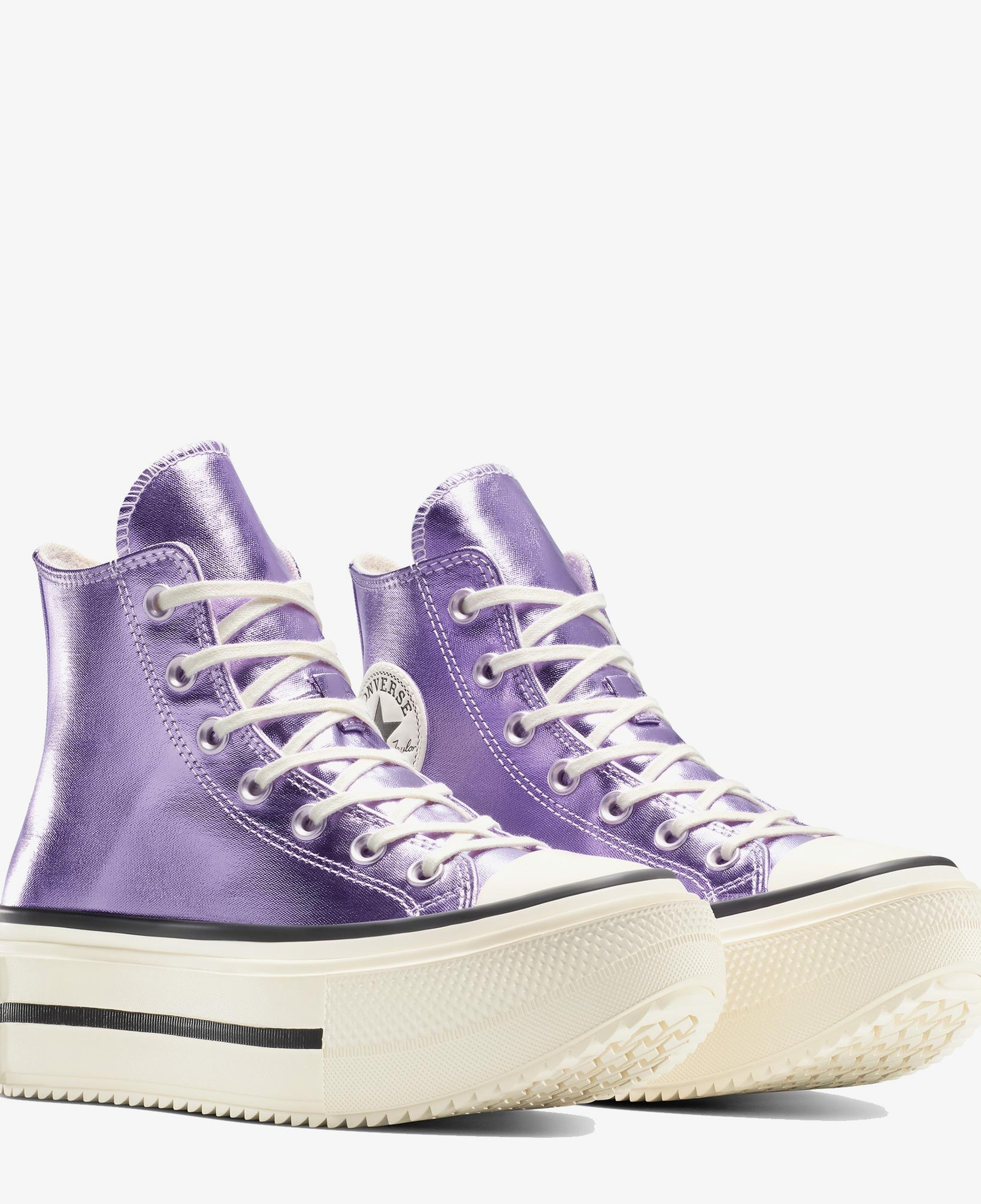 Converse Chuck Taylor All Star Lift Double Stack Unisex Mor Sneaker