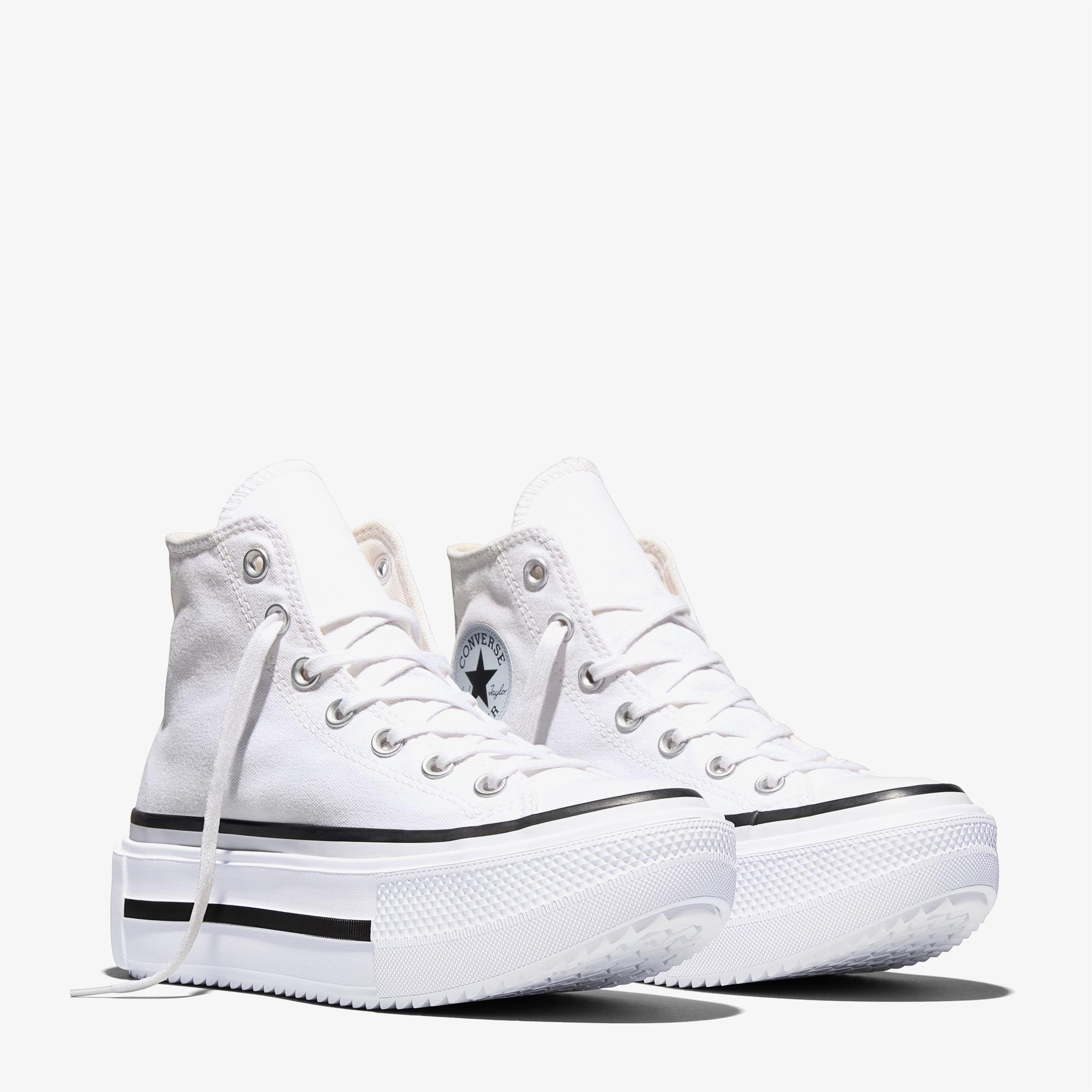 Converse Chuck Taylor All Star Lift Double Stack Unisex Beyaz Sneaker