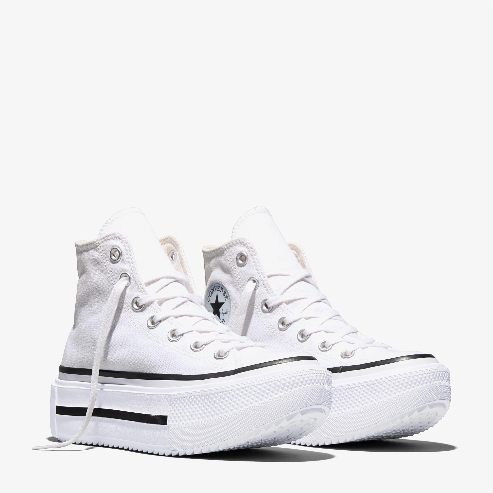 Converse Chuck Taylor All Star Lift Double Stack Unisex Beyaz Sneaker