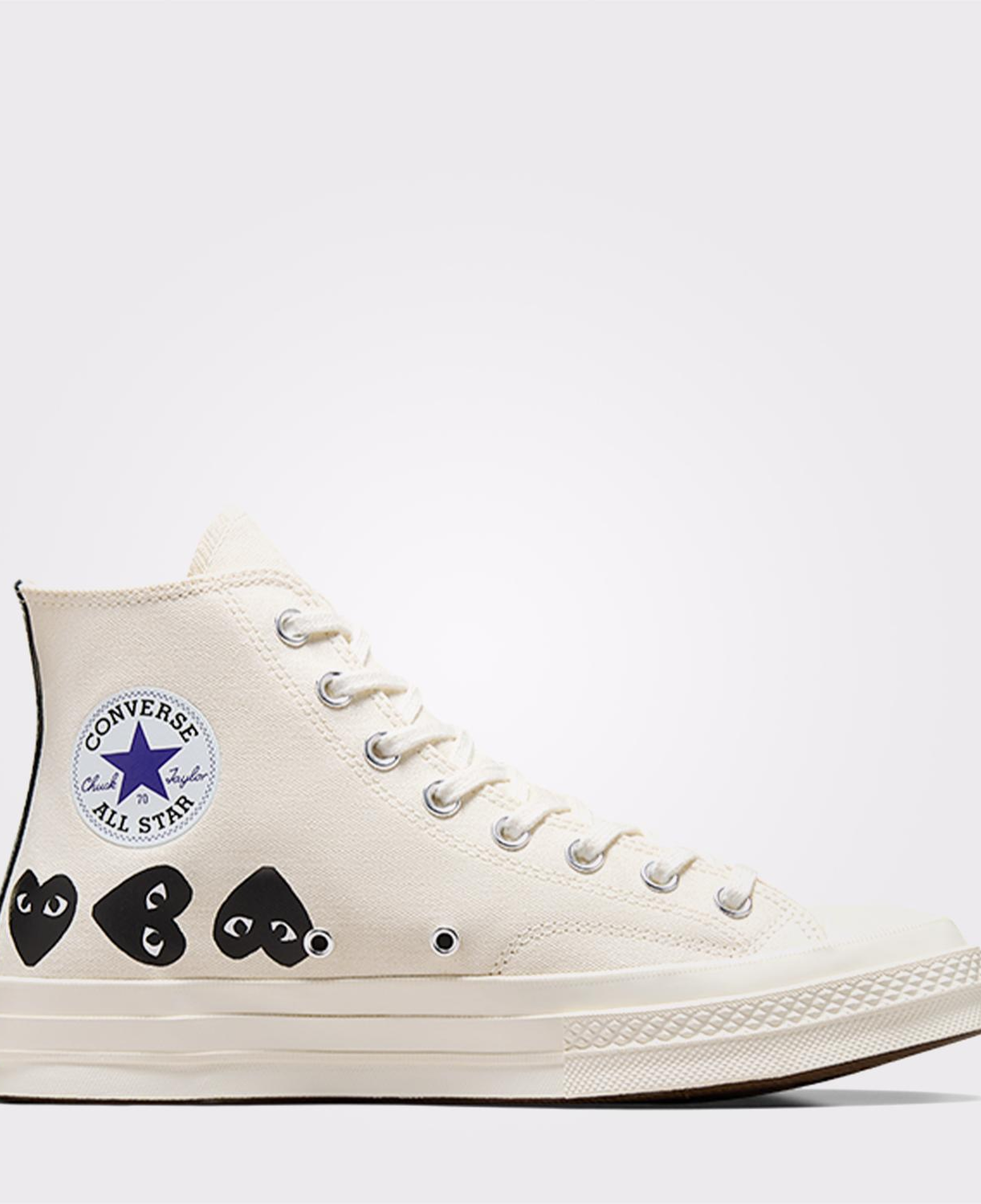 Converse X Comme Des Garçons Play Chuck 70 Unisex Beyaz Sneaker