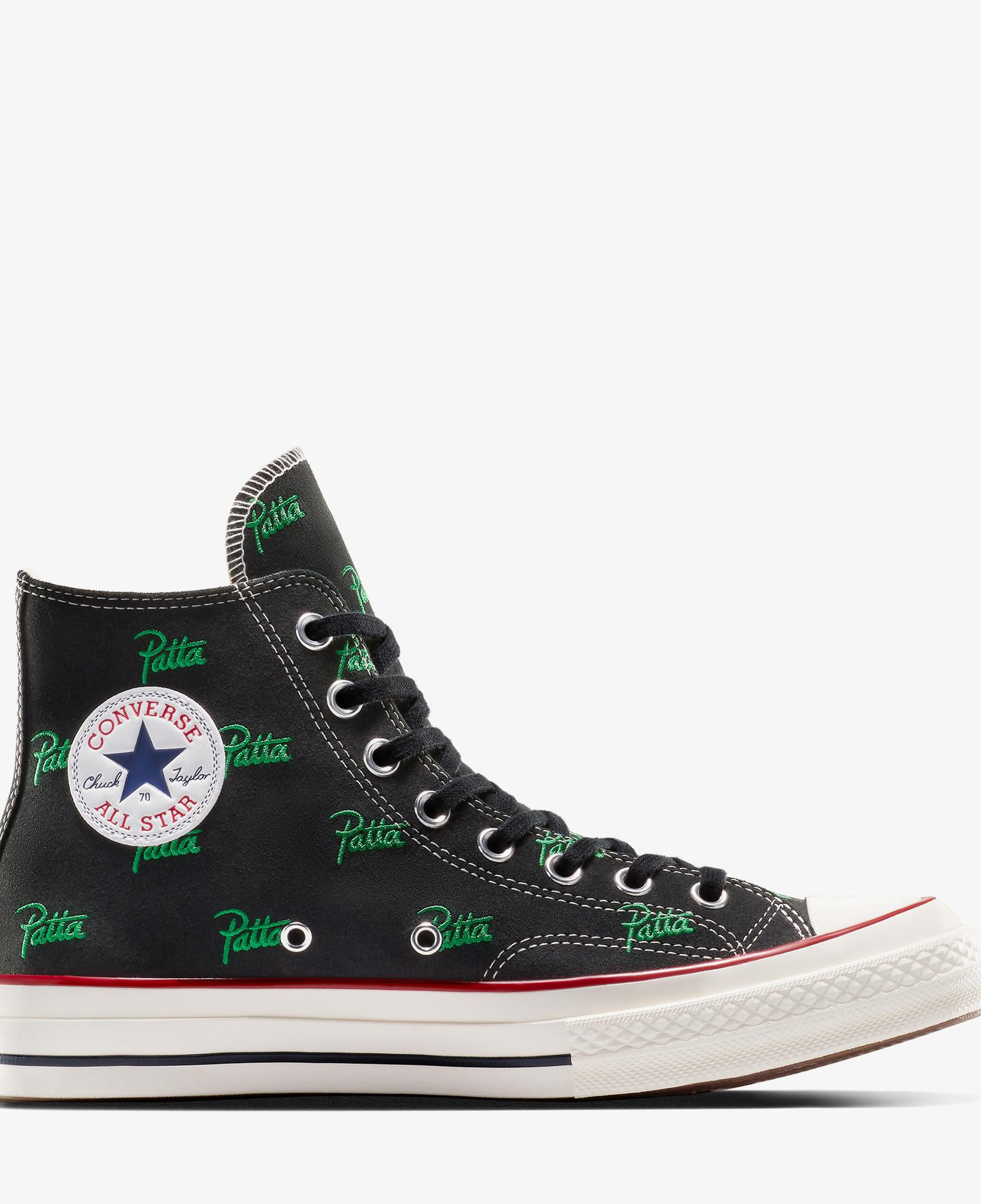 Converse X Patta Chuck 70 Unisex Siyah Bilekli Sneaker
