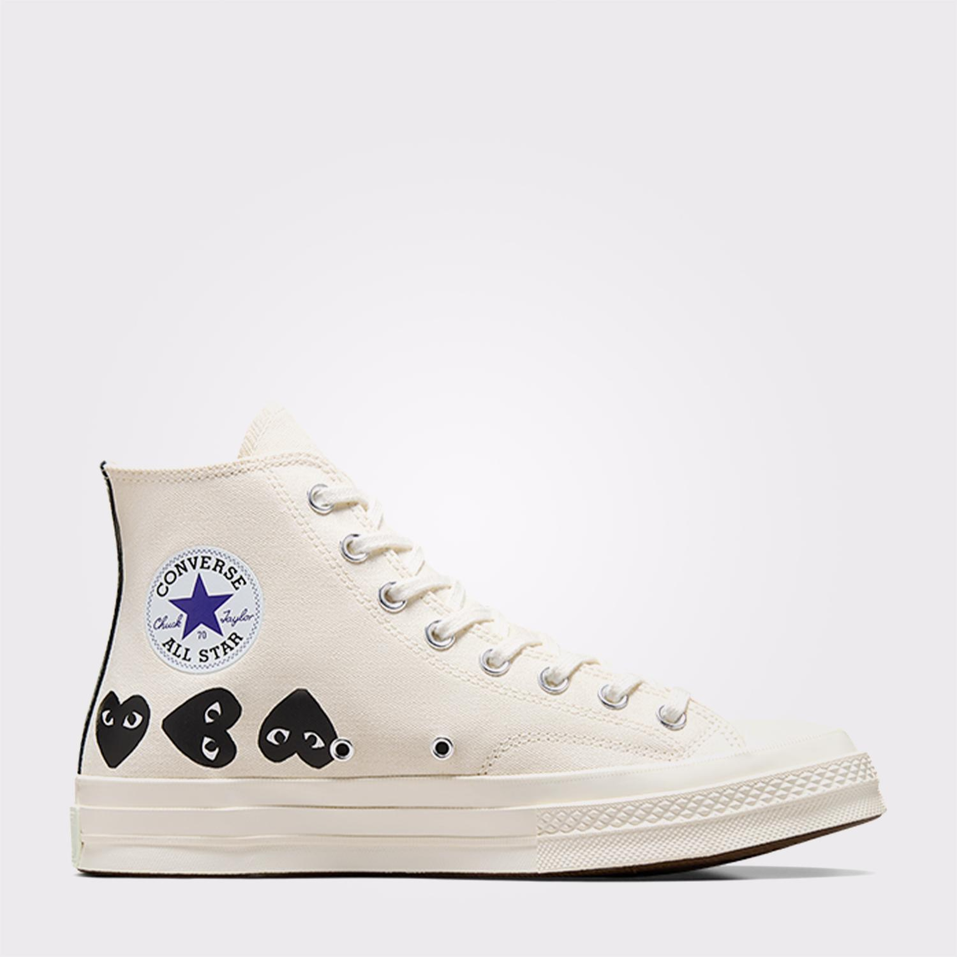 Converse X Comme Des Garçons Play Chuck 70 Unisex Beyaz Sneaker