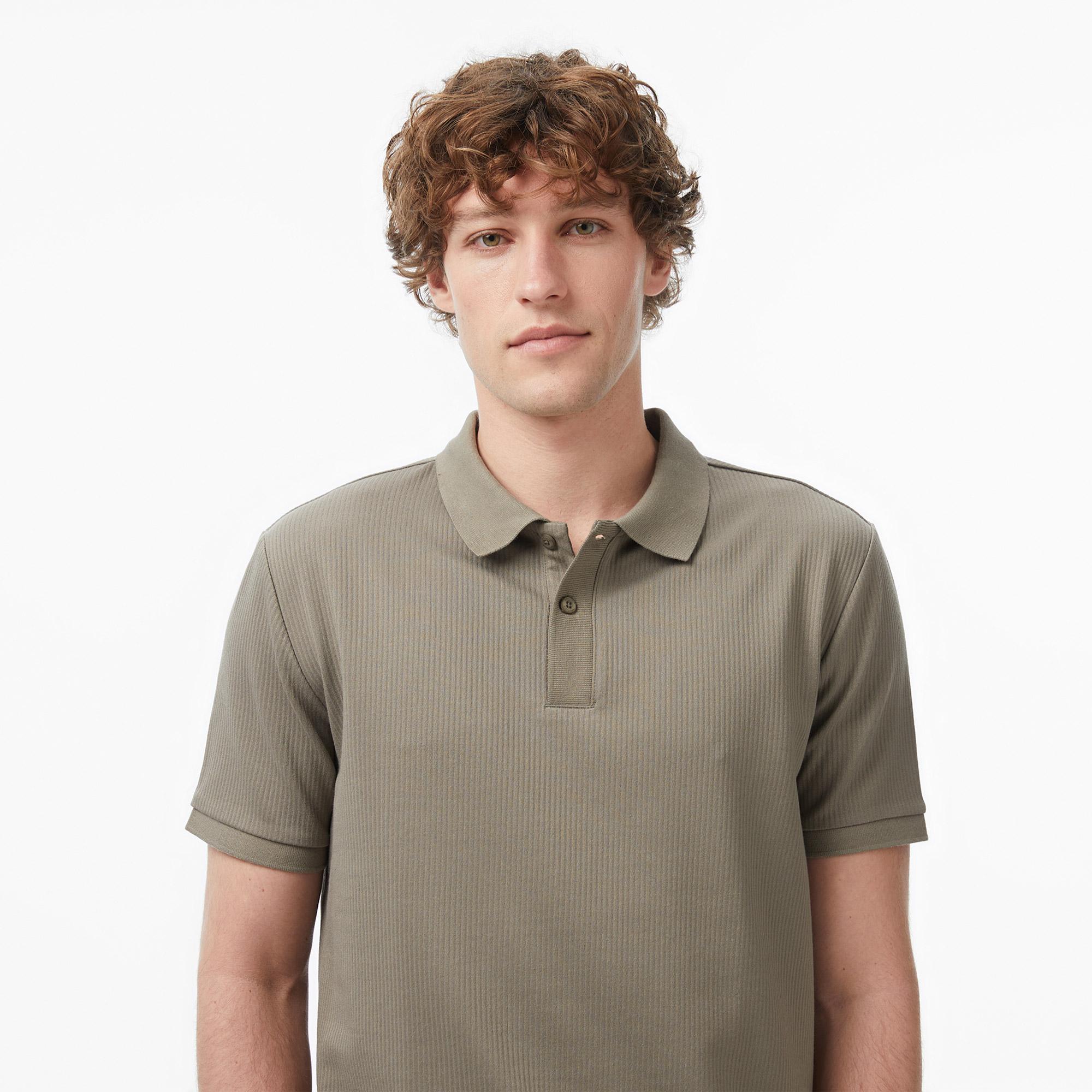 Nautica Erkek Yeşil Regular Fit Polo Yaka T-Shirt
