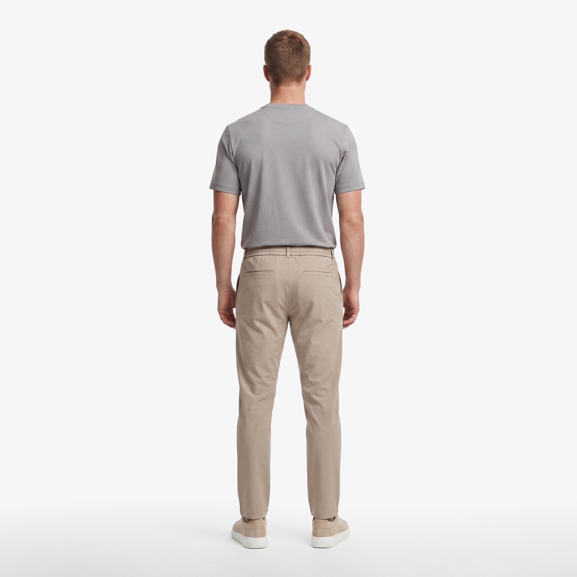 Nautica Erkek Bej Slim Fit Su İtici Pantolon