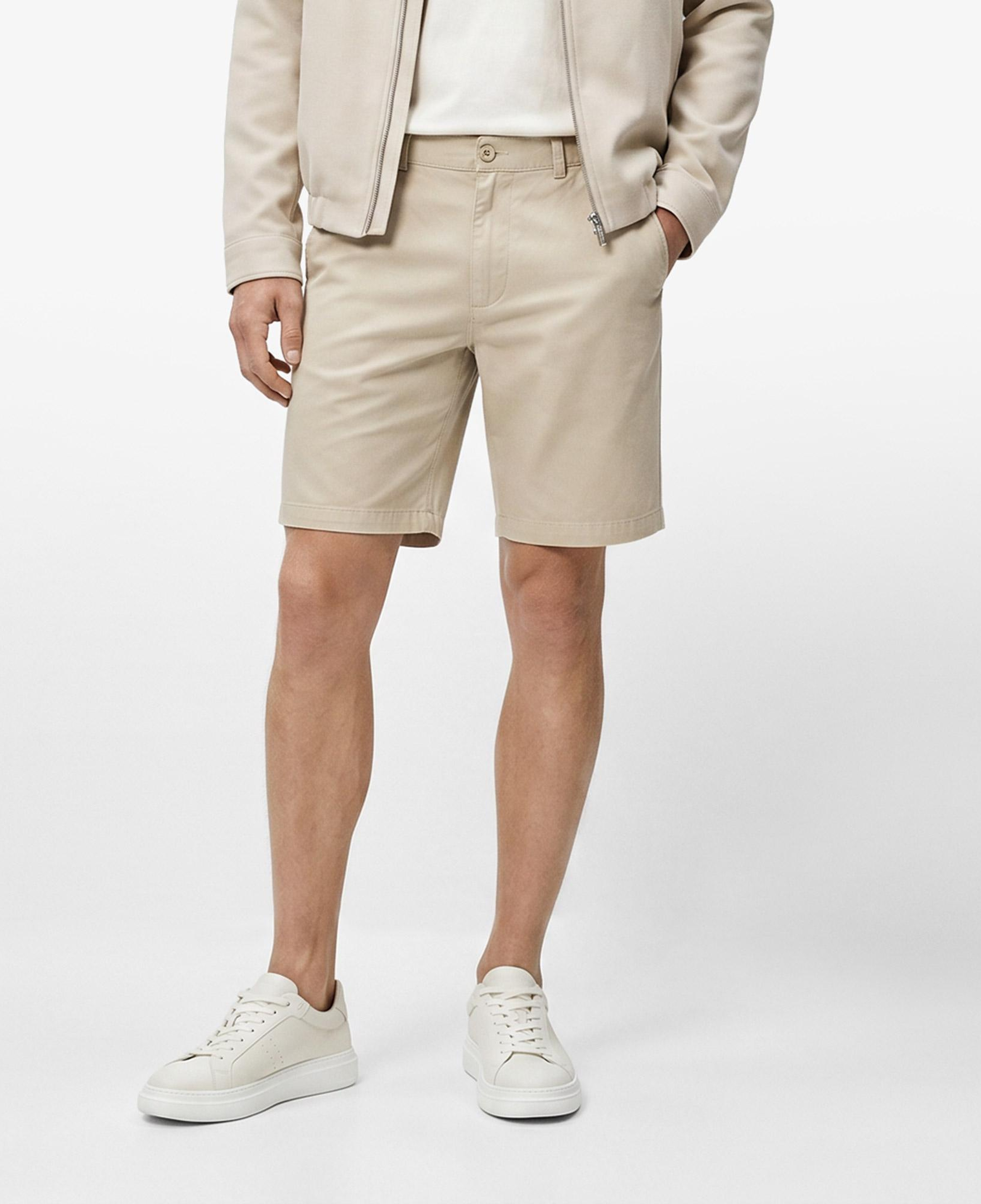 Nautica Erkek Bej Regular Fit Şort