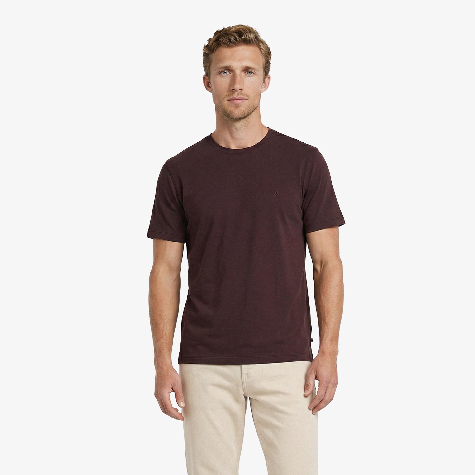 Nautica Erkek Kahverengi Regular Fit T-Shirt