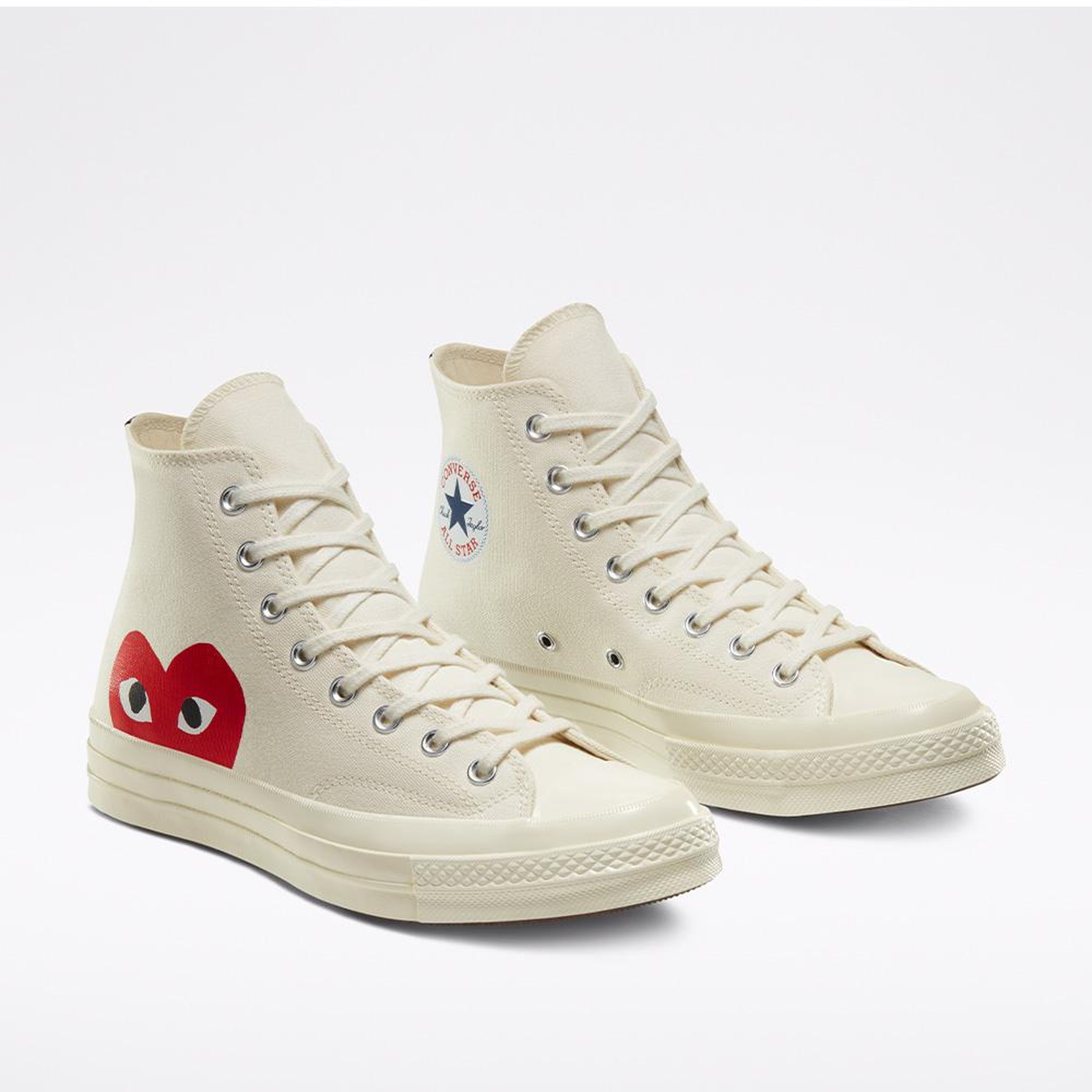 Converse X Comme Des Garçons Play Chuck 70 Unisex Beyaz Sneaker
