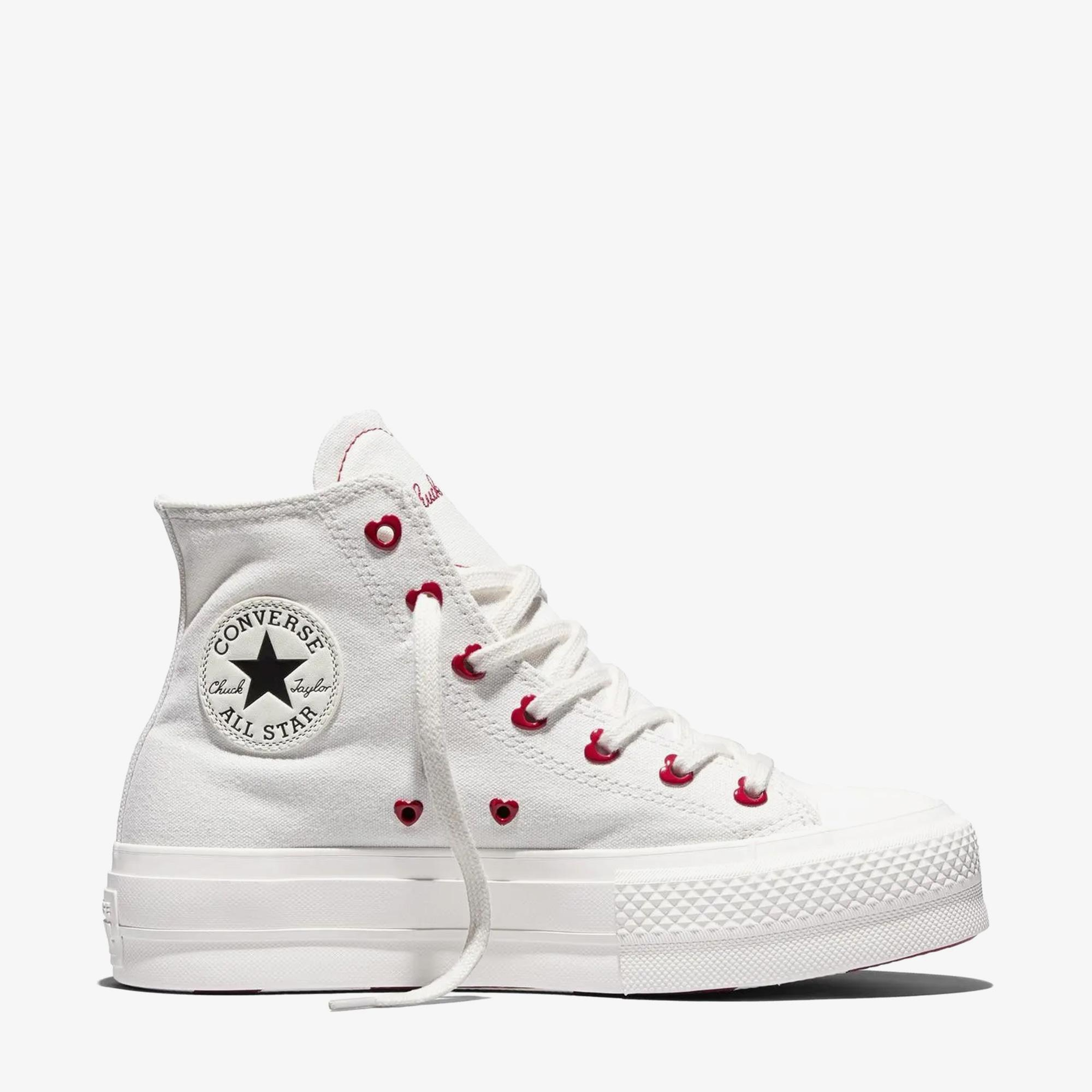Converse Valentine's Day Chuck Taylor All Star Lift Kadın Krem Sneaker